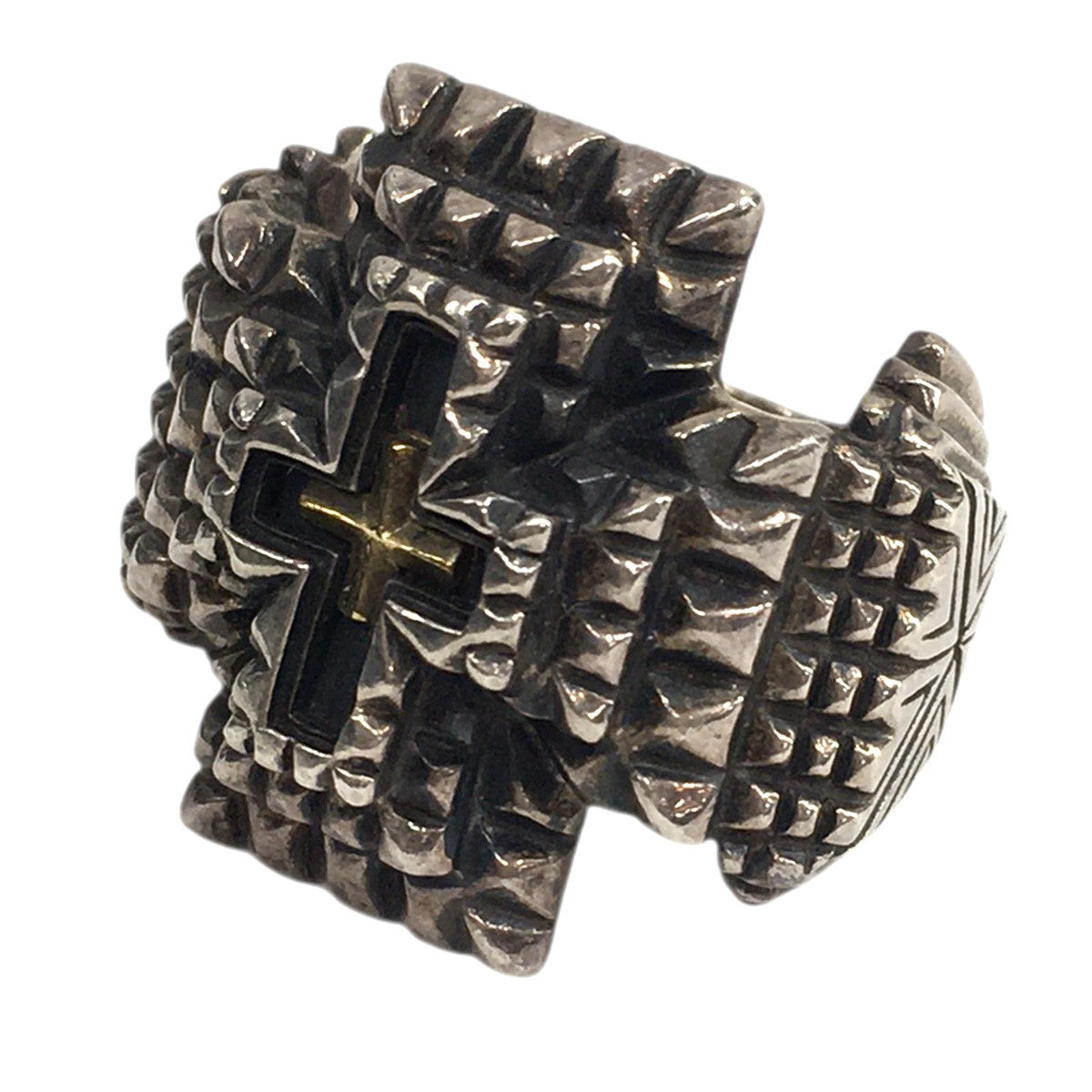 Roots Of The Cross Ring(SILVER×GOLD)18金×シルバー コンビ ルーツオブ クロス リング 指輪