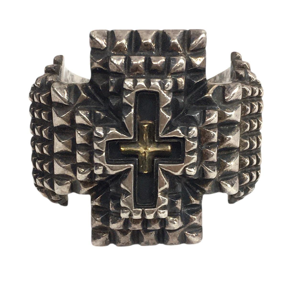 Roots Of The Cross Ring(SILVER×GOLD)18金×シルバー コンビ ルーツオブ クロス リング 指輪