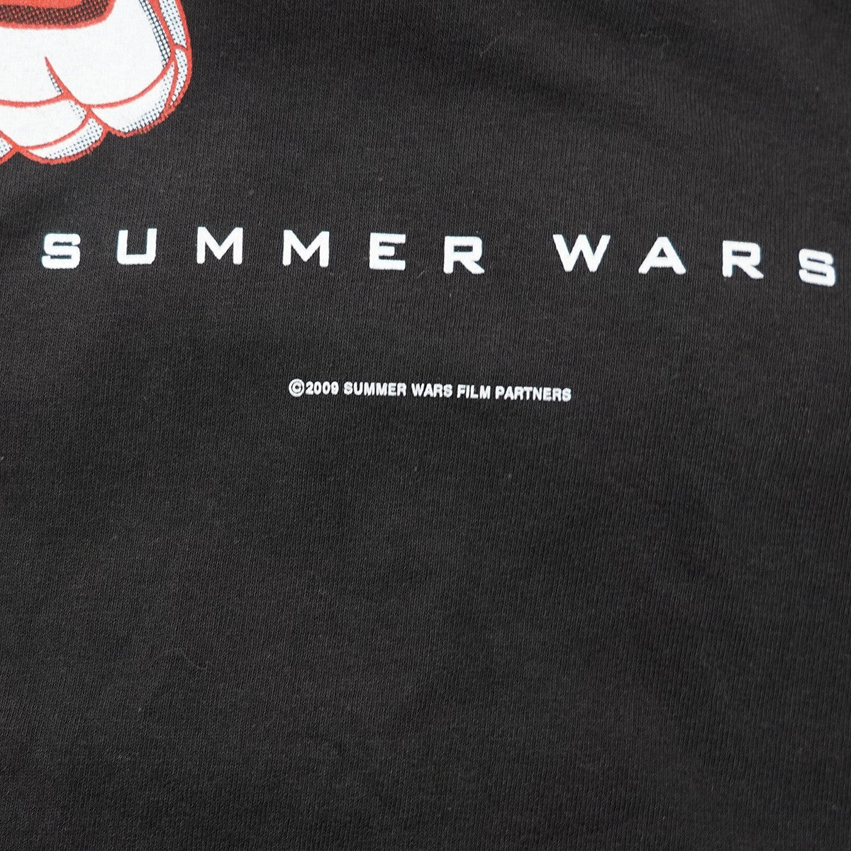 SUMMER WARS SILKSCREEN PRINTING TEE 80着限定 細田守 映画 アニメ ムービー長野県上田市限定 キングカズマ 非売品 缶バッジ付き Tシャツ