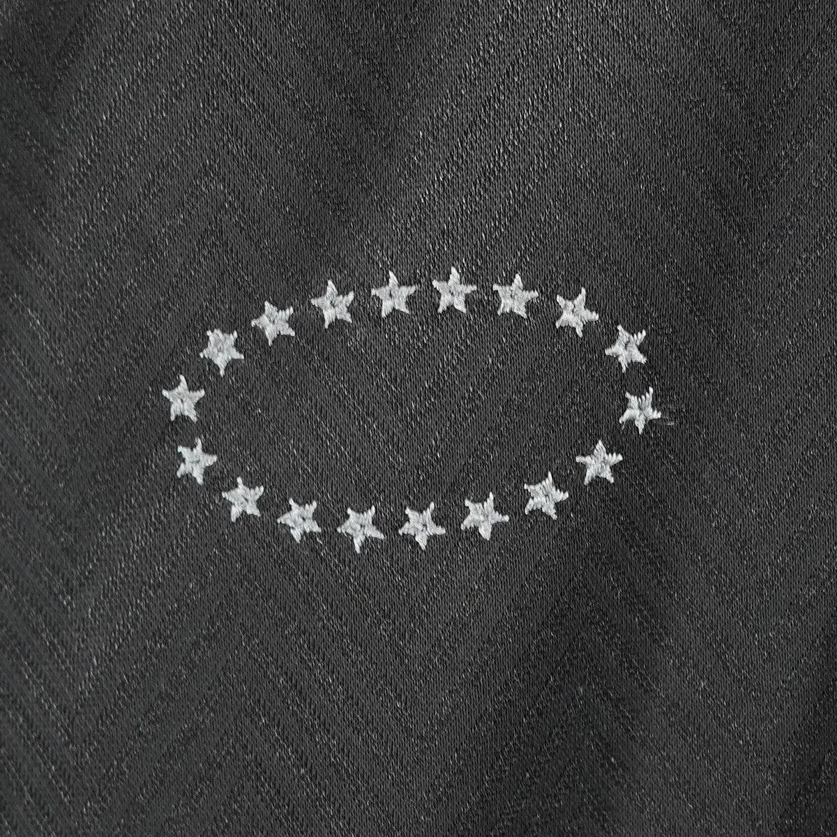 AFB 24SS Emblem AFB GAME SHIRTS ライン Vネック襟オーバルロゴ エンブレム ワッペン スター 刺繍 ラグランスリーブ フットボール ゲーム シャツ 古着・中古-5枚目のアイテム画像