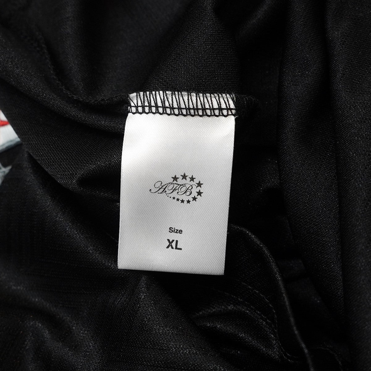 AFB 24SS Emblem AFB GAME SHIRTS ライン Vネック襟オーバルロゴ エンブレム ワッペン スター 刺繍 ラグランスリーブ フットボール ゲーム シャツ 古着・中古-8枚目のアイテム画像