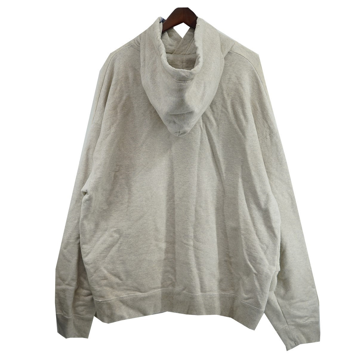 23SS スマイル レイヤード オーバーサイズ ダメージ Vintage ヴィンテージ加工パーカー フーディー