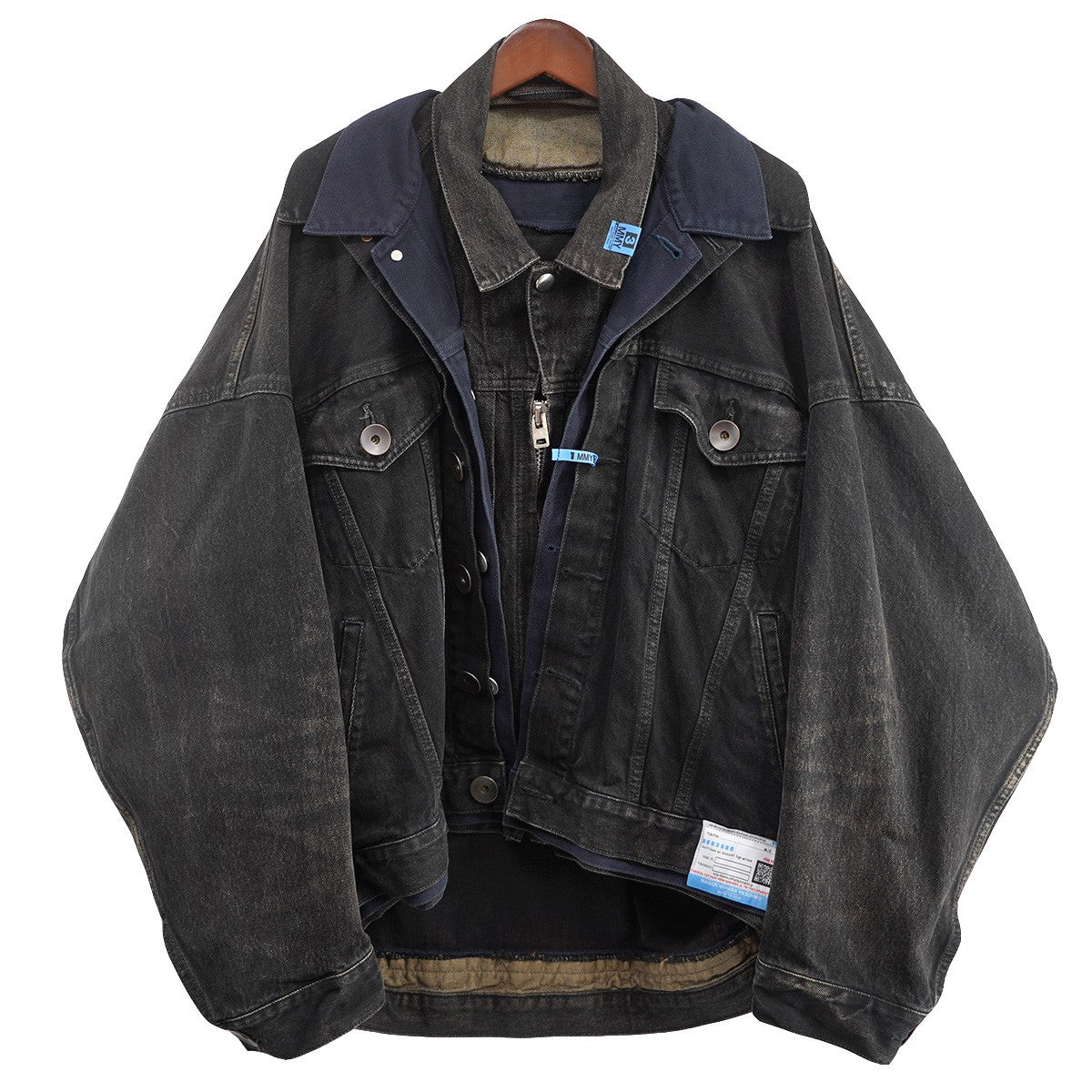 23AW Triple Layered Denim Jacketトリプル レイヤード オーバーサイズ デニム ジャケット