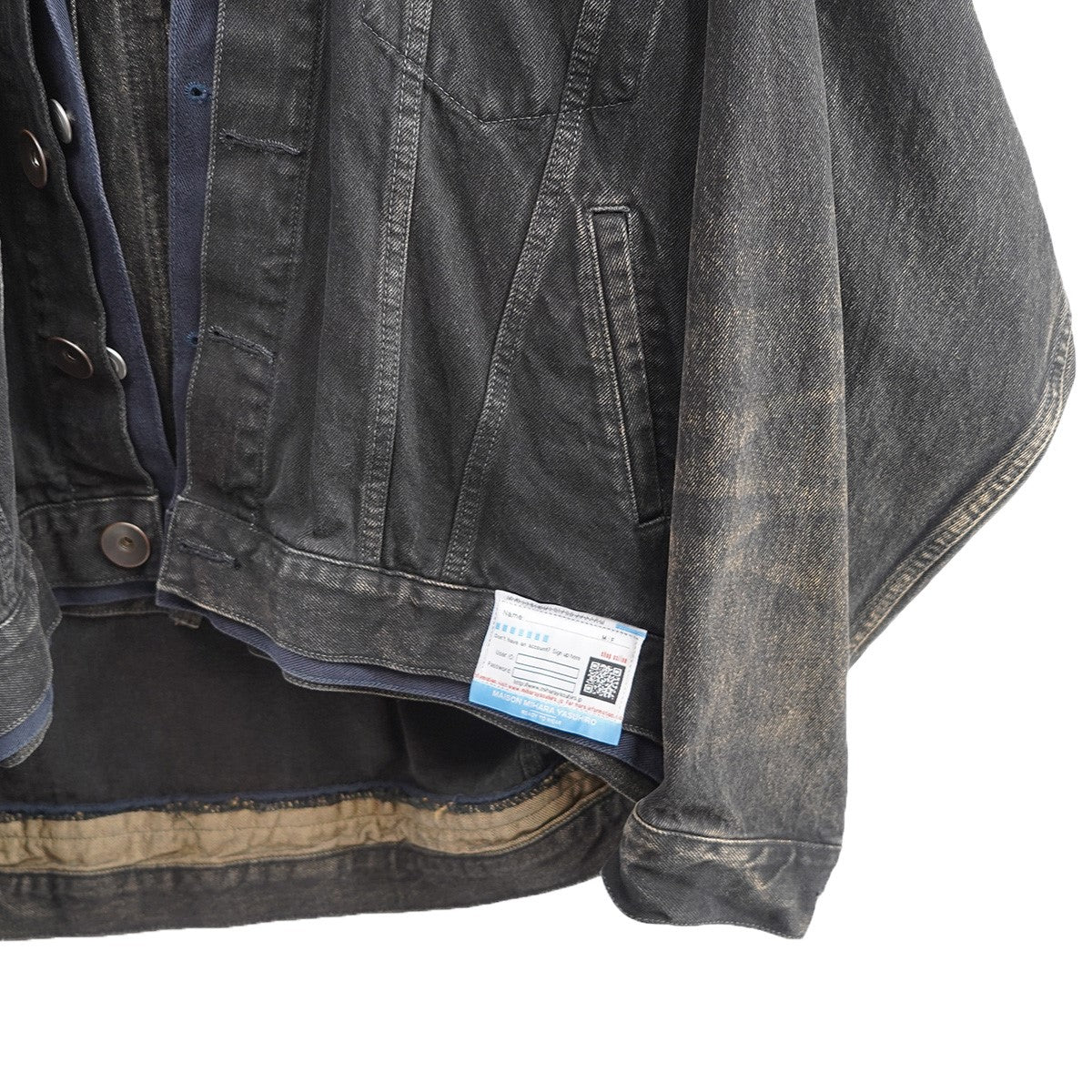 23AW Triple Layered Denim Jacketトリプル レイヤード オーバーサイズ デニム ジャケット