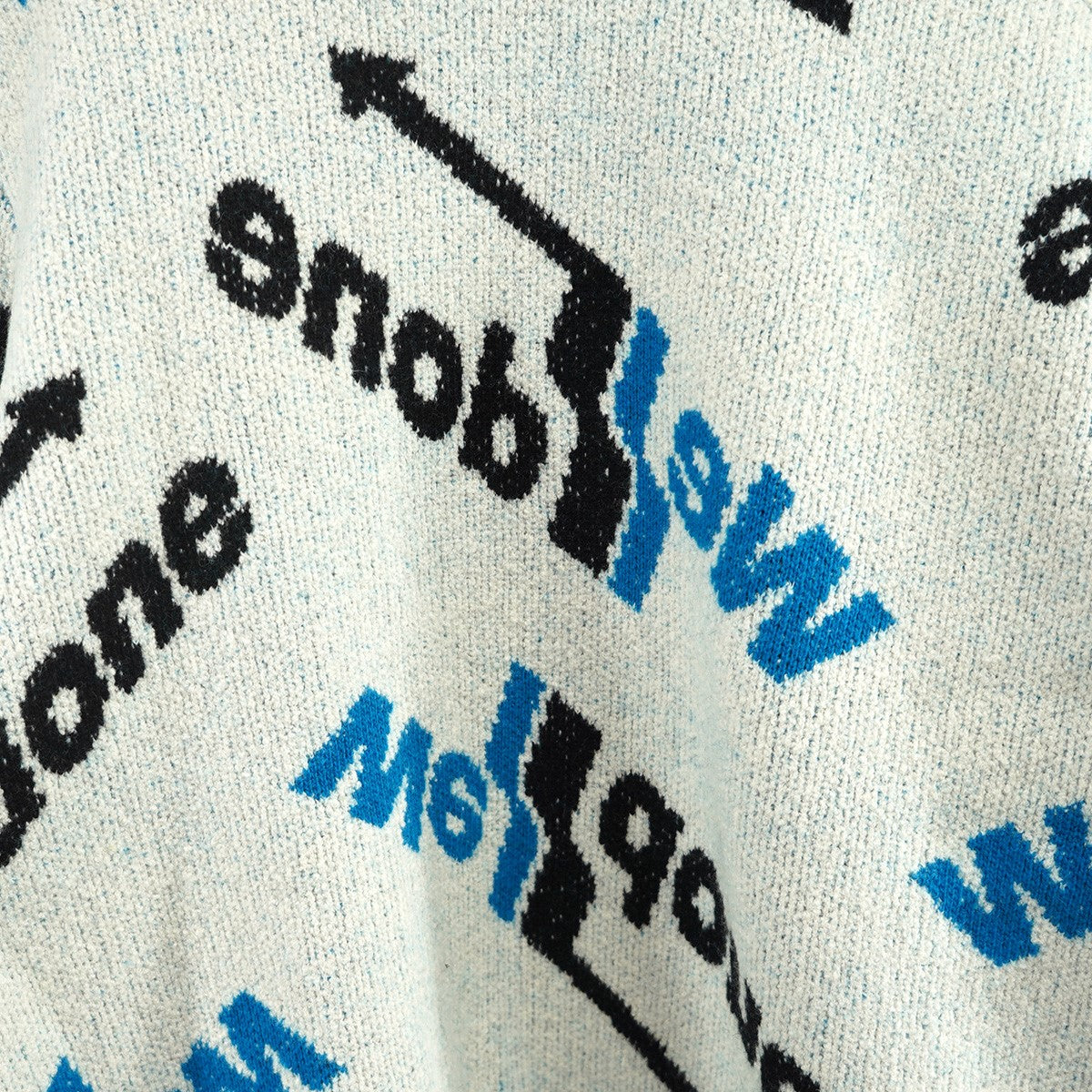 WE11DONE 22AW アロー ロゴ ジャガードセーター ニット セーター 古着・中古-4枚目のアイテム画像