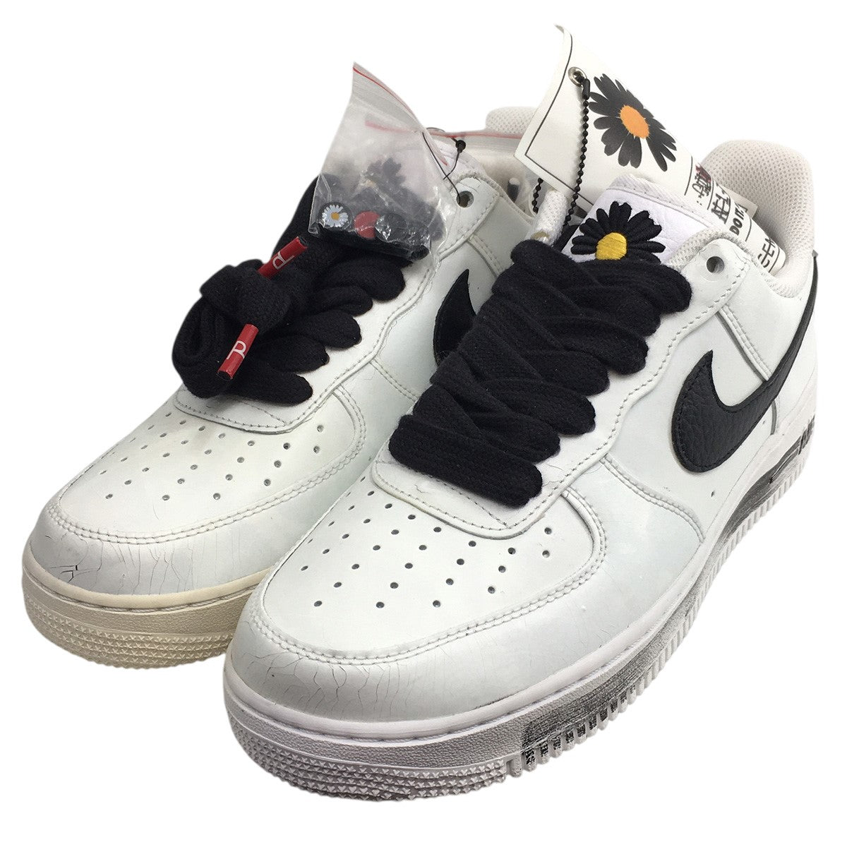 Nike Air Force 1 Low Para-noise White Black G-DRAGONナイキ エアフォース1 ロー パラノイズ ジードラゴン ジヨン スニーカー シューズ 靴