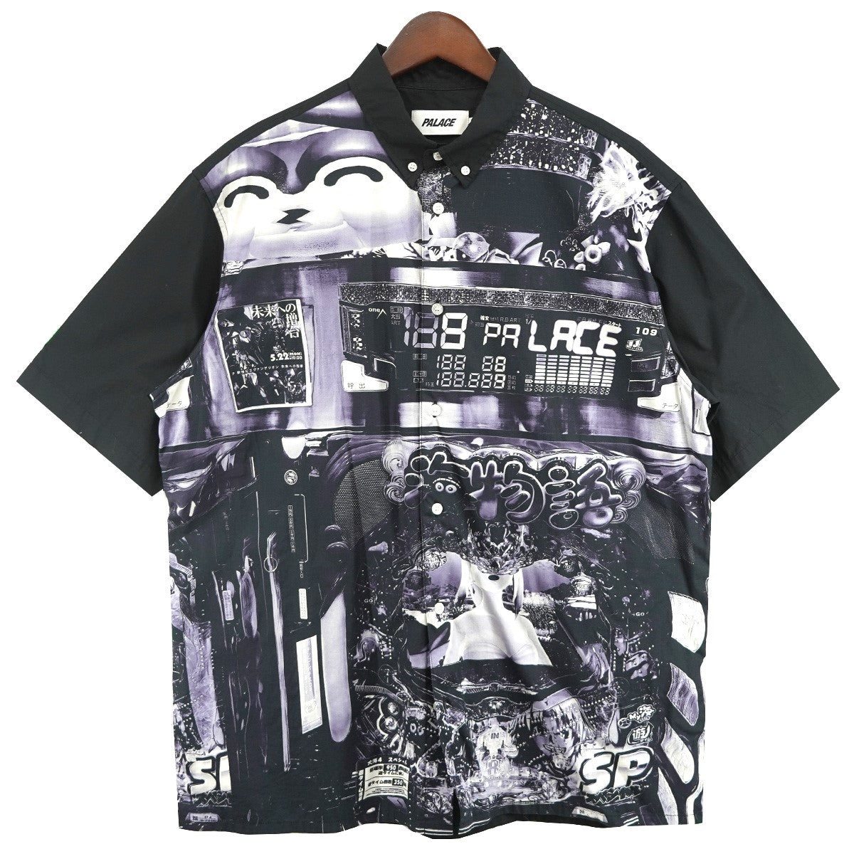 PALACE 24SS Palace Pachinko Shirt海物語パチンコ グラフィック ロゴ 半袖シャツ 古着・中古-1枚目のアイテム画像