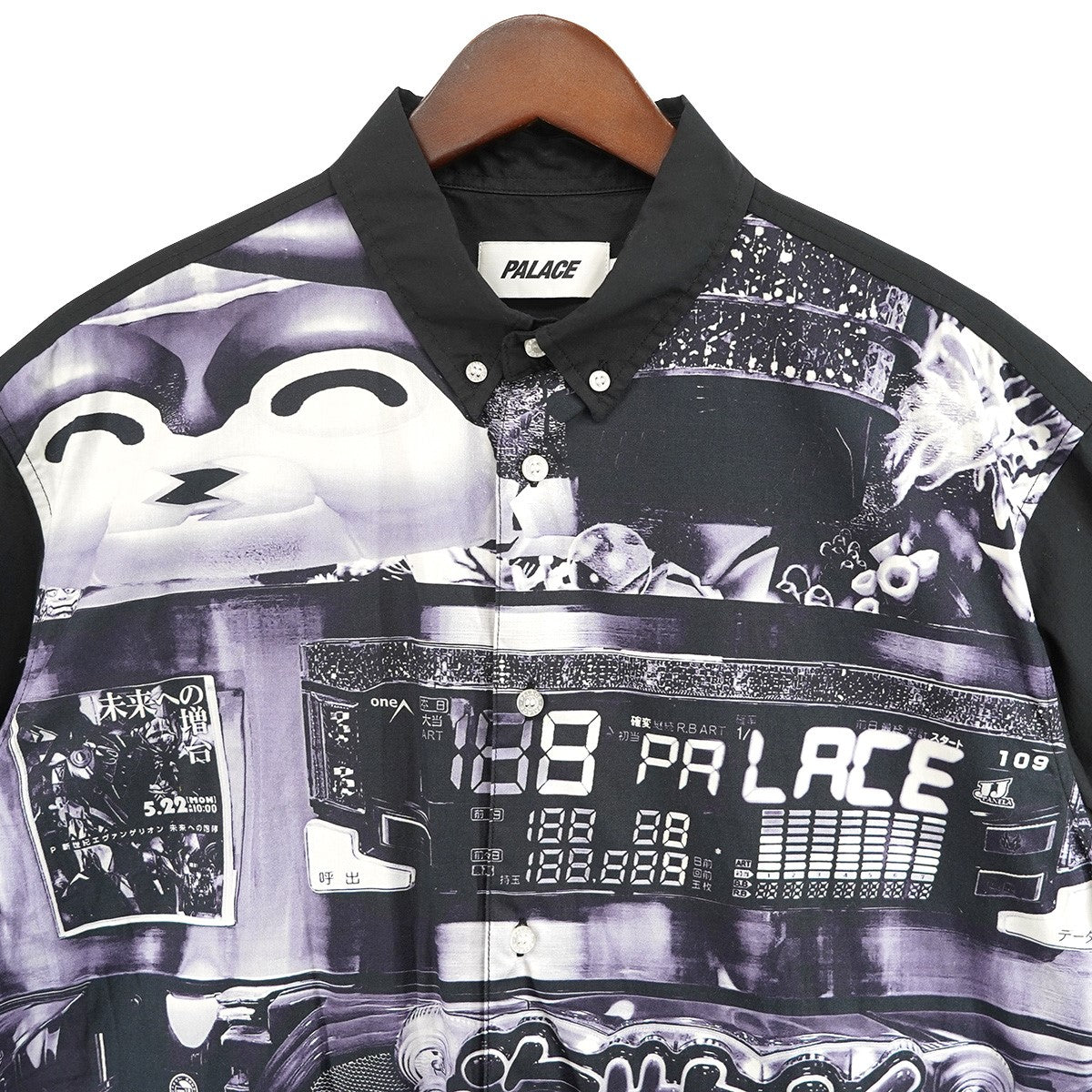 PALACE 24SS Palace Pachinko Shirt海物語パチンコ グラフィック ロゴ 半袖シャツ 古着・中古-2枚目のアイテム画像
