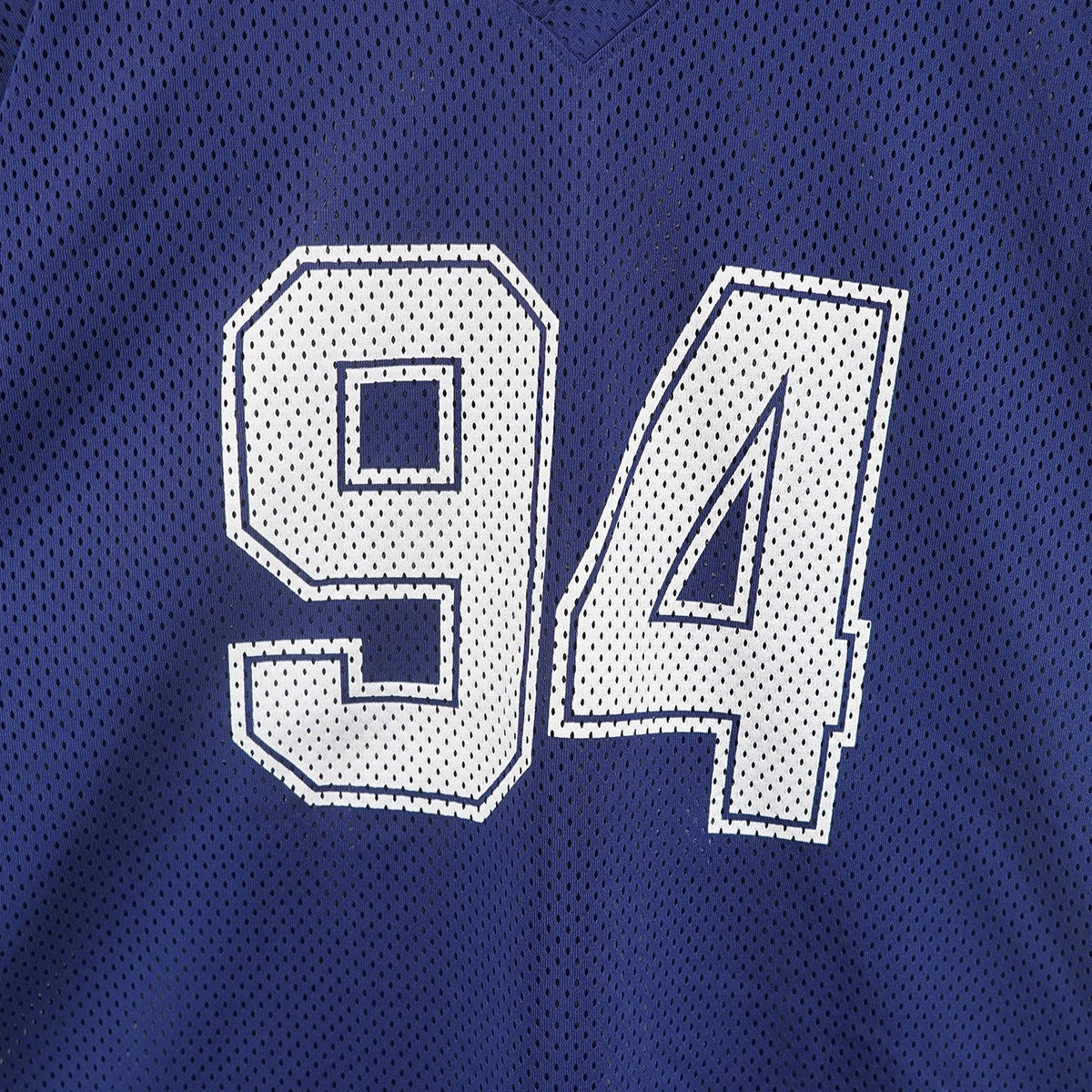 NEIGHBORHOOD 24SS HOCKEY V-NECK SS ラッセルメッシュ生地94 ナンバリング タグ ビッグシルエット Vネック ホッケー ジャージー ゲーム シャツ 古着・中古-3枚目のアイテム画像