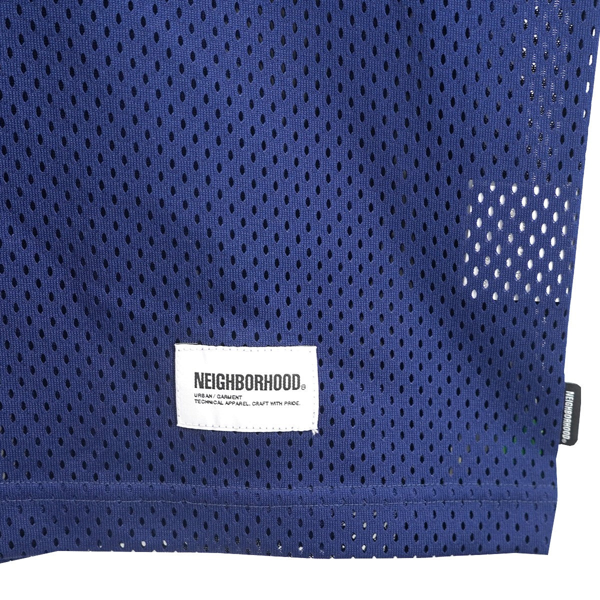 NEIGHBORHOOD 24SS HOCKEY V-NECK SS ラッセルメッシュ生地94 ナンバリング タグ ビッグシルエット Vネック ホッケー ジャージー ゲーム シャツ 古着・中古-4枚目のアイテム画像