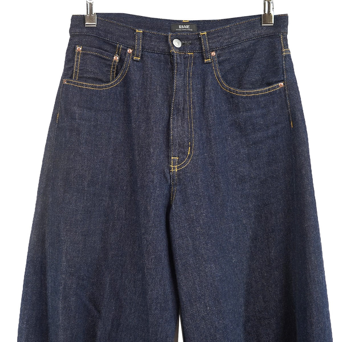 ルーズウェービング 3D デニムパンツ