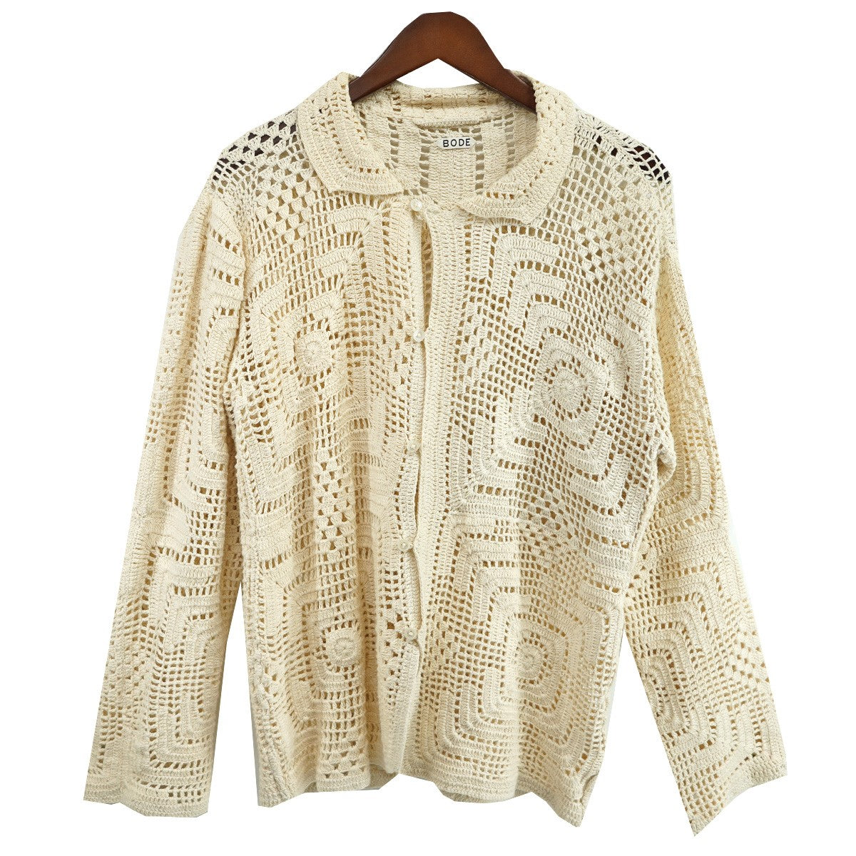 24SS ニット レース シャツ