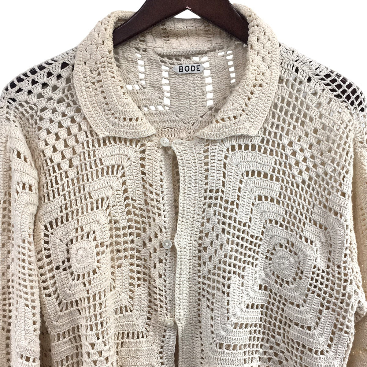 24SS ニット レース シャツ