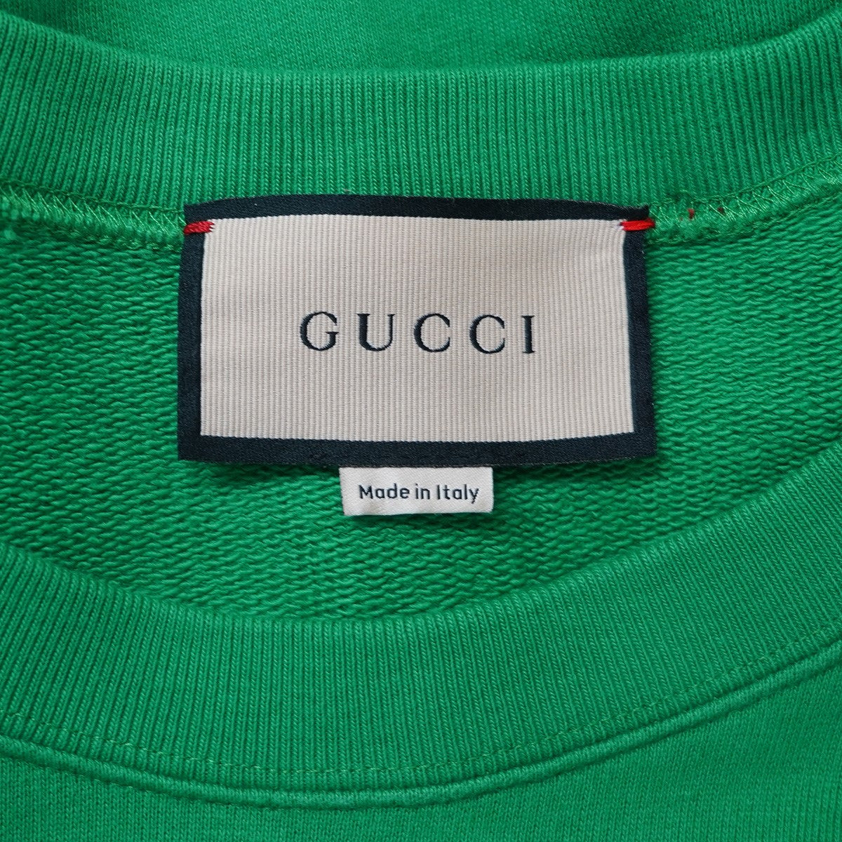 正規品 グッチ　GUCCI トレーナー　グリーン グリーン（緑）系 GUCCI(グッチ) スウェット・トレーナー(メンズ