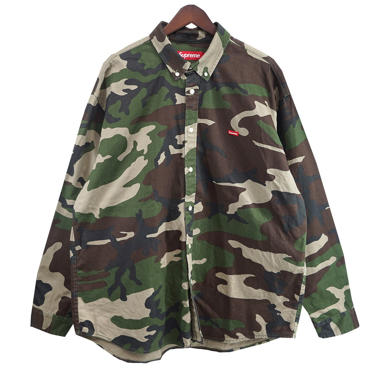 Supreme(シュプリーム) 25AW Small Box Denim Shirt Woodland Camo
