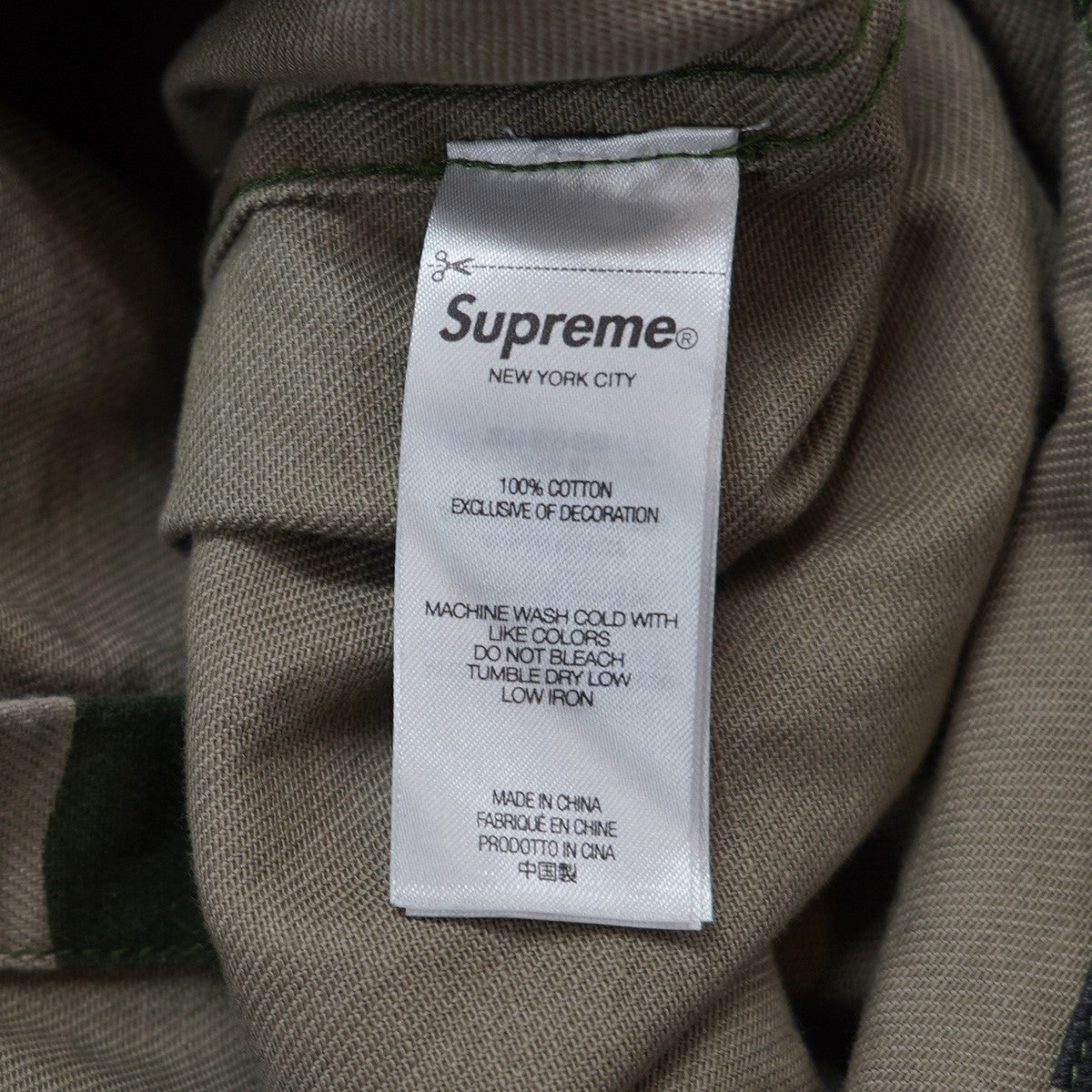 Supreme(シュプリーム) 25AW Small Box Denim Shirt Woodland Camo