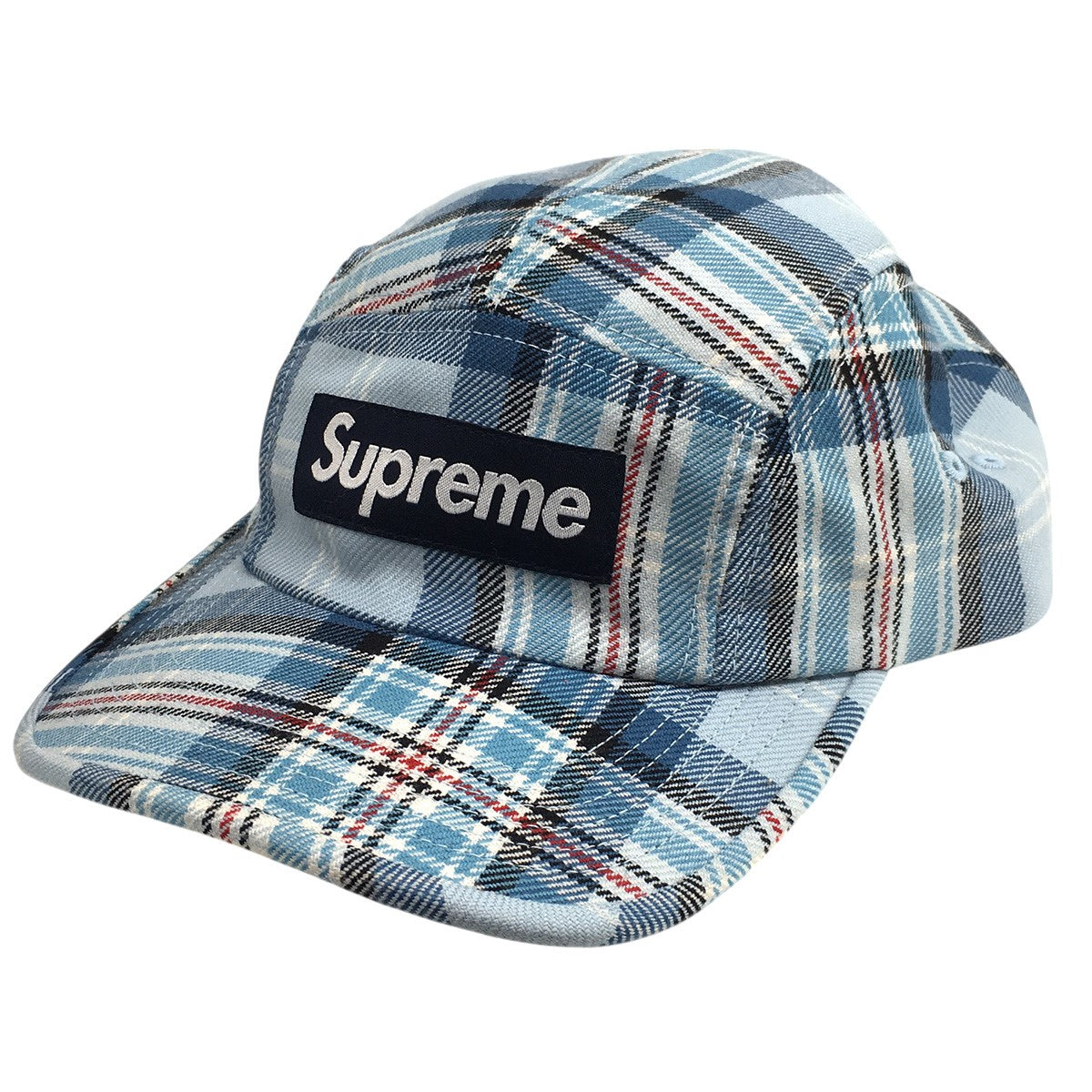 25AW Lochcarron Camp Capボックスロゴ チェック ロキャロン キャンプ キャップ 帽子