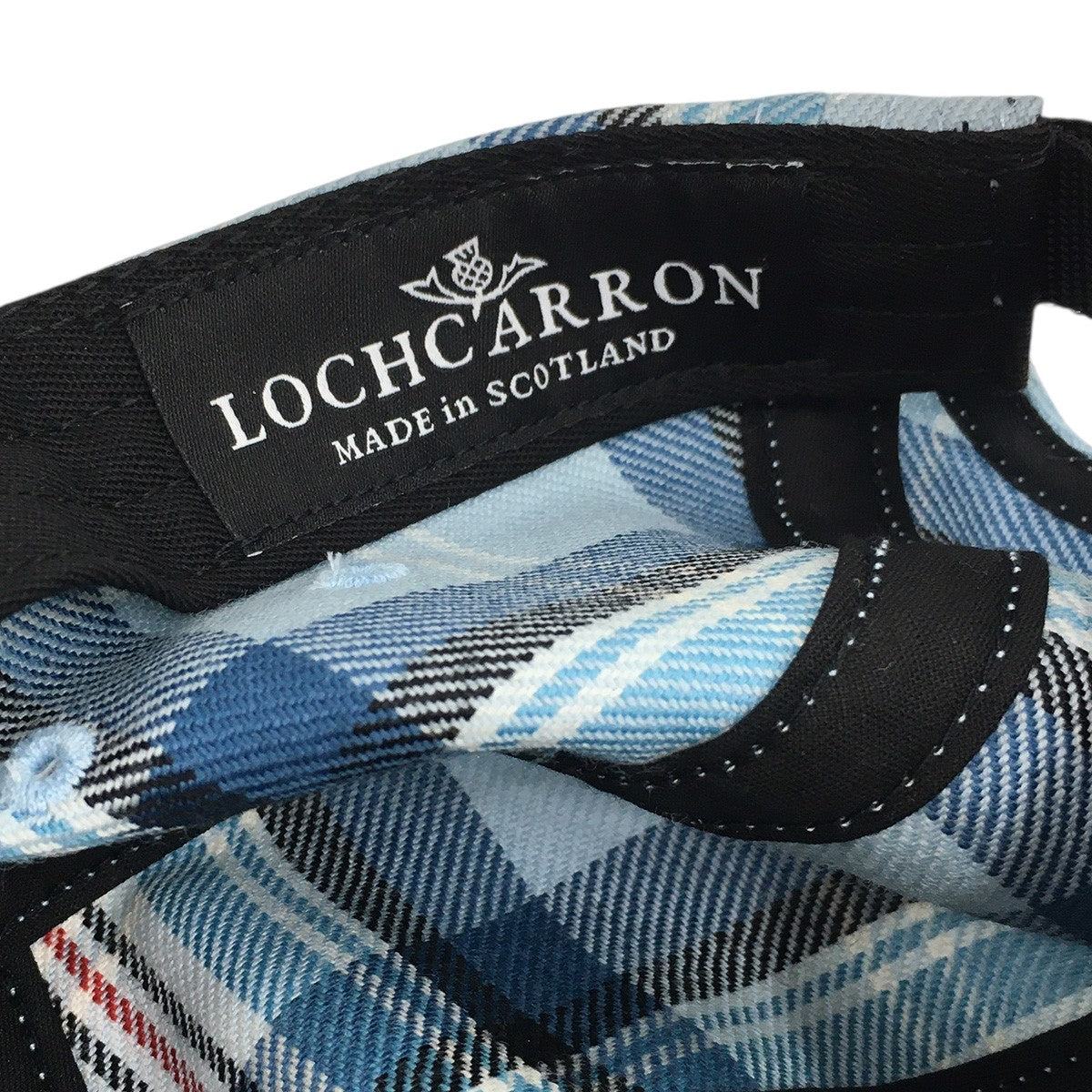 25AW Lochcarron Camp Capボックスロゴ チェック ロキャロン キャンプ キャップ 帽子