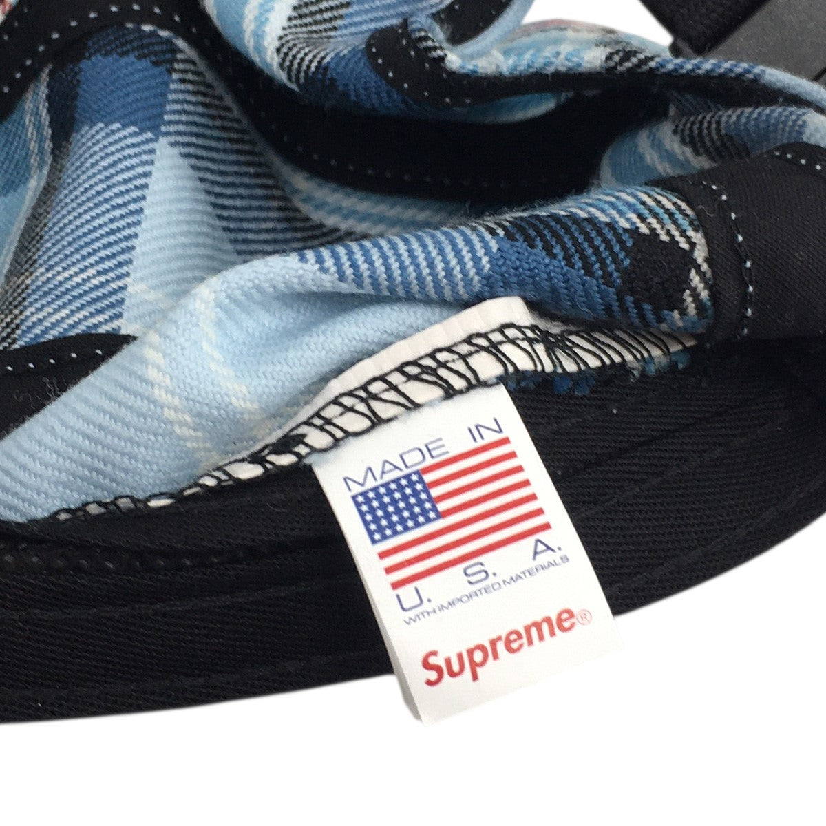 25AW Lochcarron Camp Capボックスロゴ チェック ロキャロン キャンプ キャップ 帽子