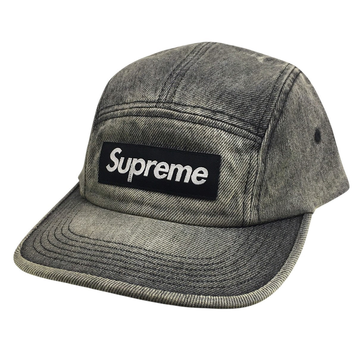 Supreme(シュプリーム) 25AW Denim Camp Cap Washed Blackウォッシュド