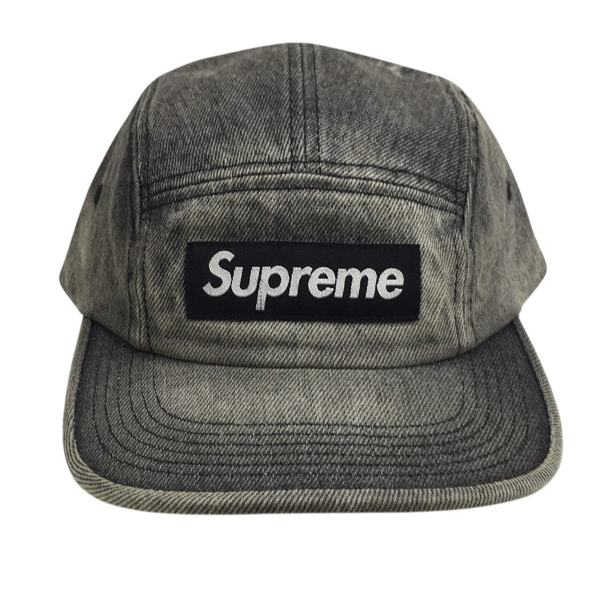 Supreme(シュプリーム) 25AW Denim Camp Cap Washed Blackウォッシュド