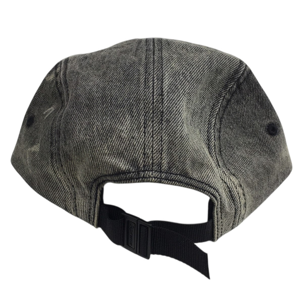 25AW Denim Camp Cap Washed Blackウォッシュド加工 ボックスロゴ デニム キャンプ キャップ 帽子