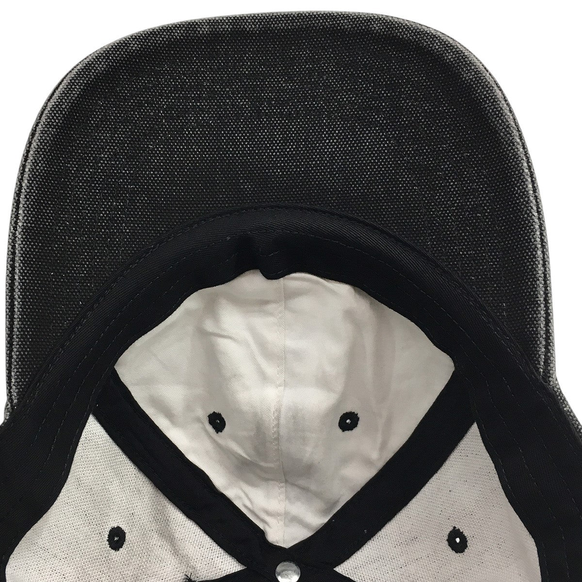 23AW S Logo 6-Panelエスロゴ 加工 デニム キャップ 帽子