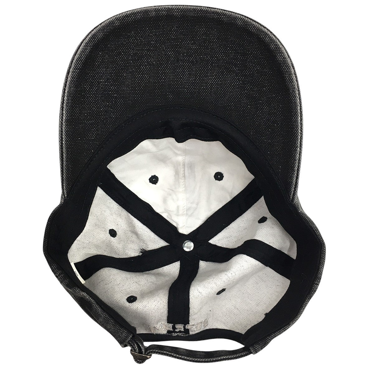 23AW S Logo 6-Panelエスロゴ 加工 デニム キャップ 帽子