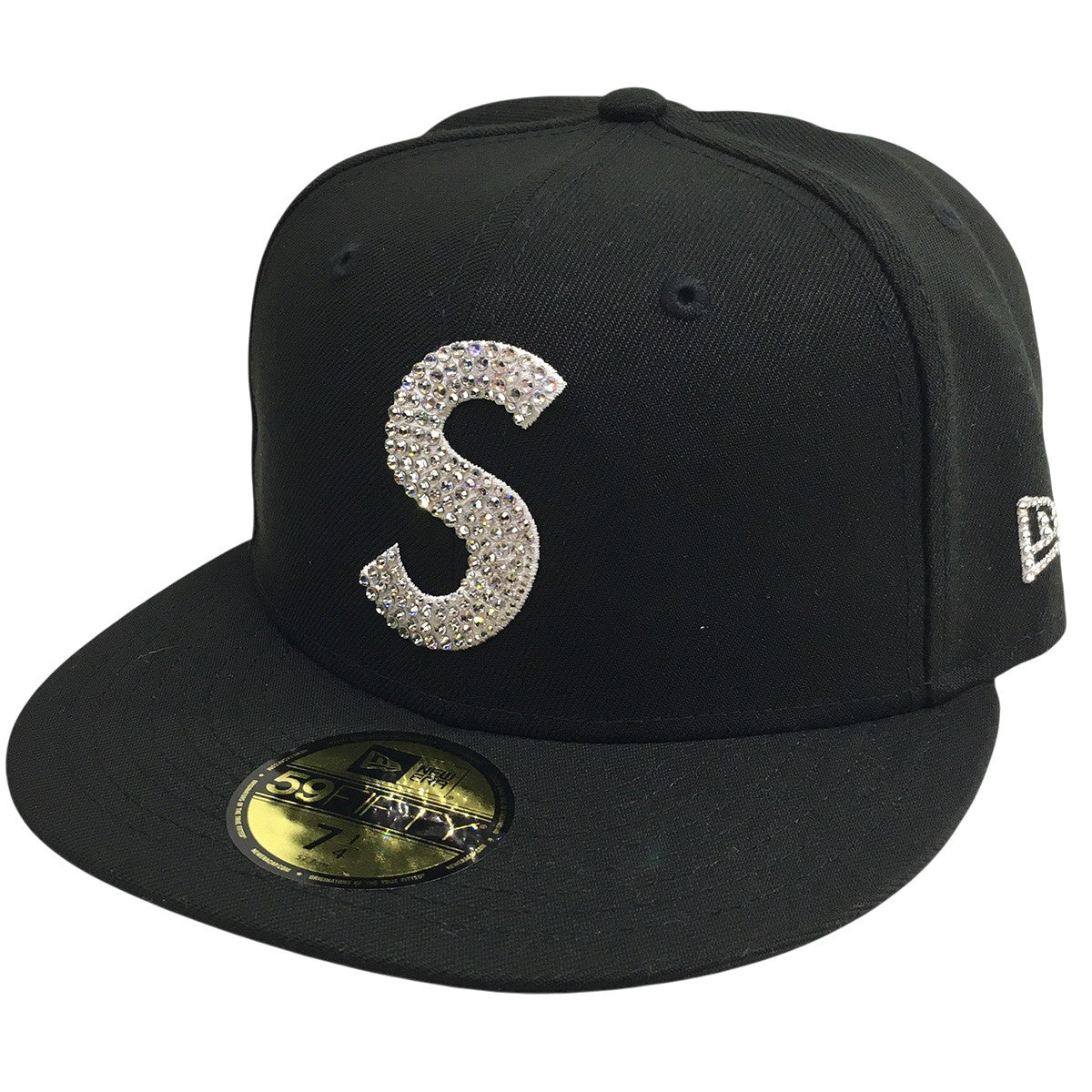 帽子 osaru Swarovski S Logo New Era 7 5/8 Supreme×New Era 25AW Swarovski S Logo New Eraスワロフスキー S エス