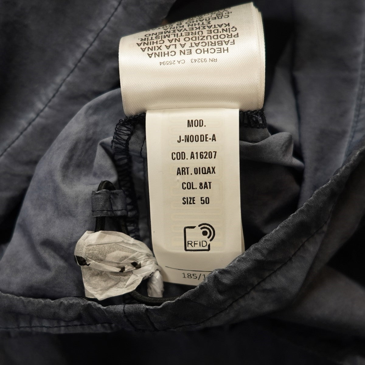 25SS J-NOODE-A Packable hooded anorak jacketDロゴ ヌード パッカブル フード フーデッド プルオーバー 加工 アノラック ジャケット