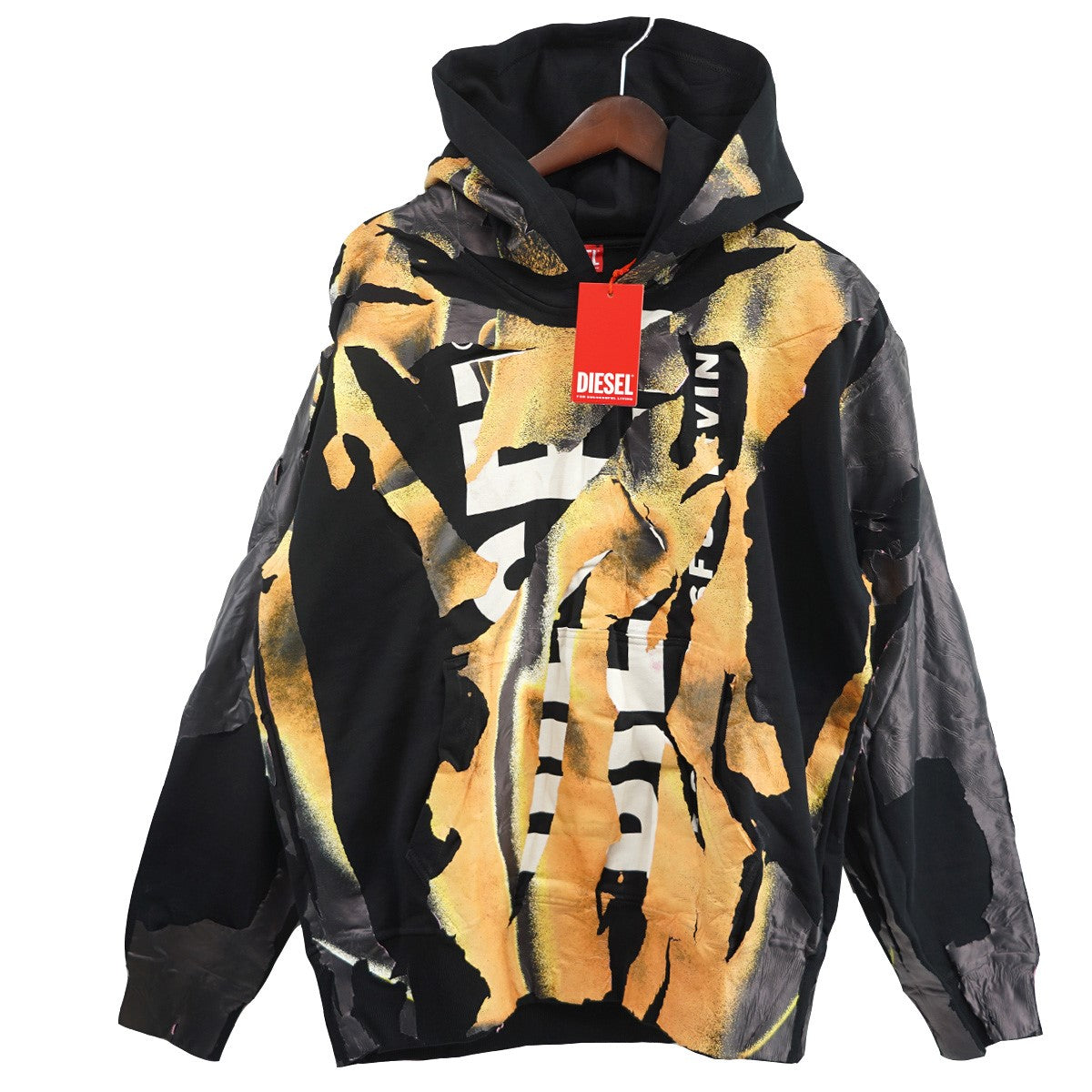 24AW S-MAC-HOOD-M1 ロゴ オールオーバー 加工 パーカー
