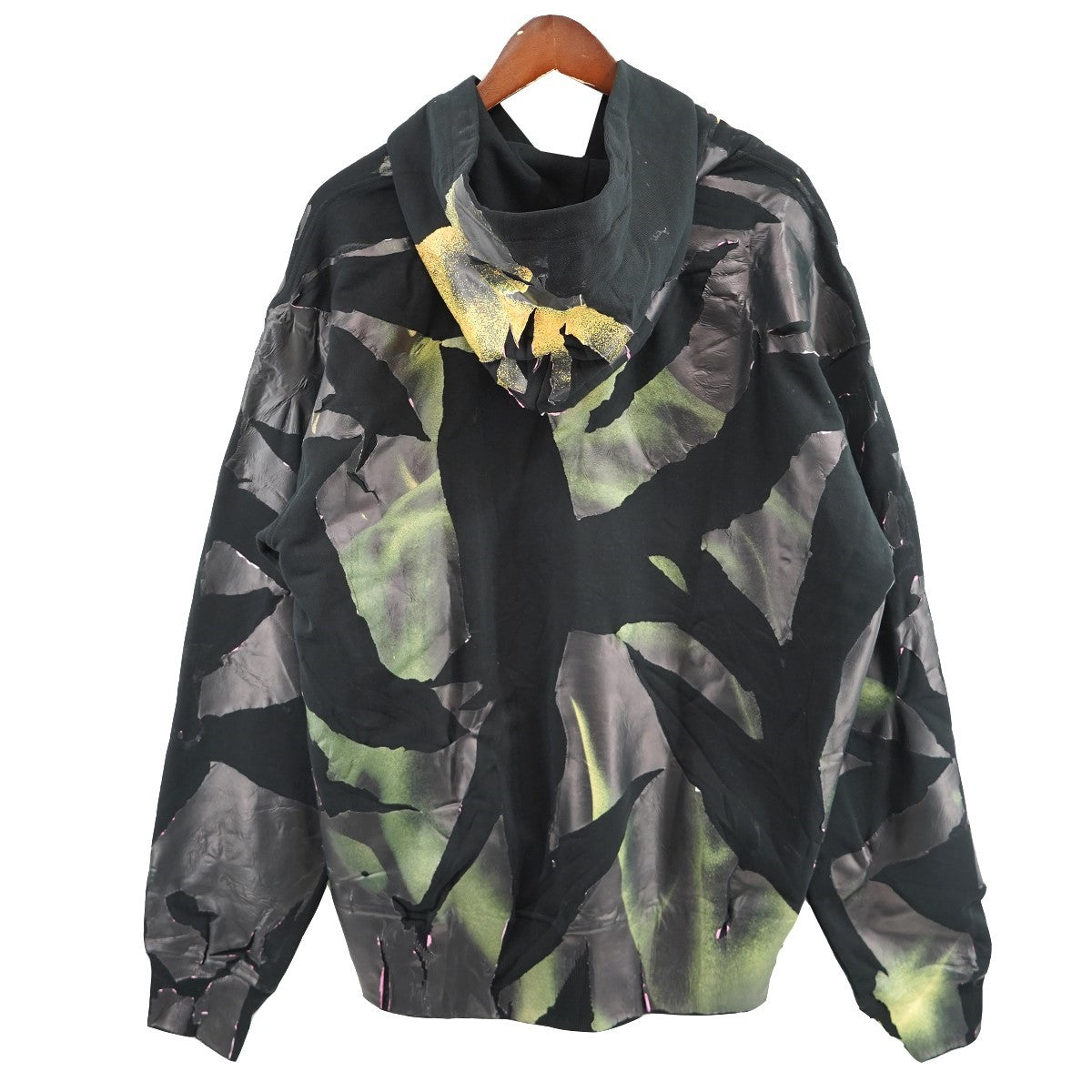 24AW S-MAC-HOOD-M1 ロゴ オールオーバー 加工 パーカー