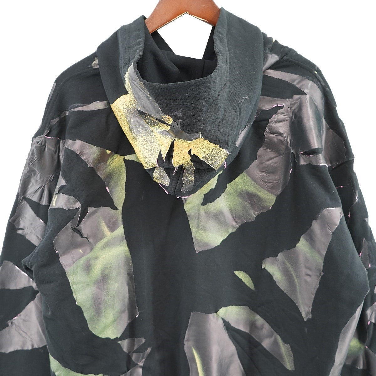 24AW S-MAC-HOOD-M1 ロゴ オールオーバー 加工 パーカー
