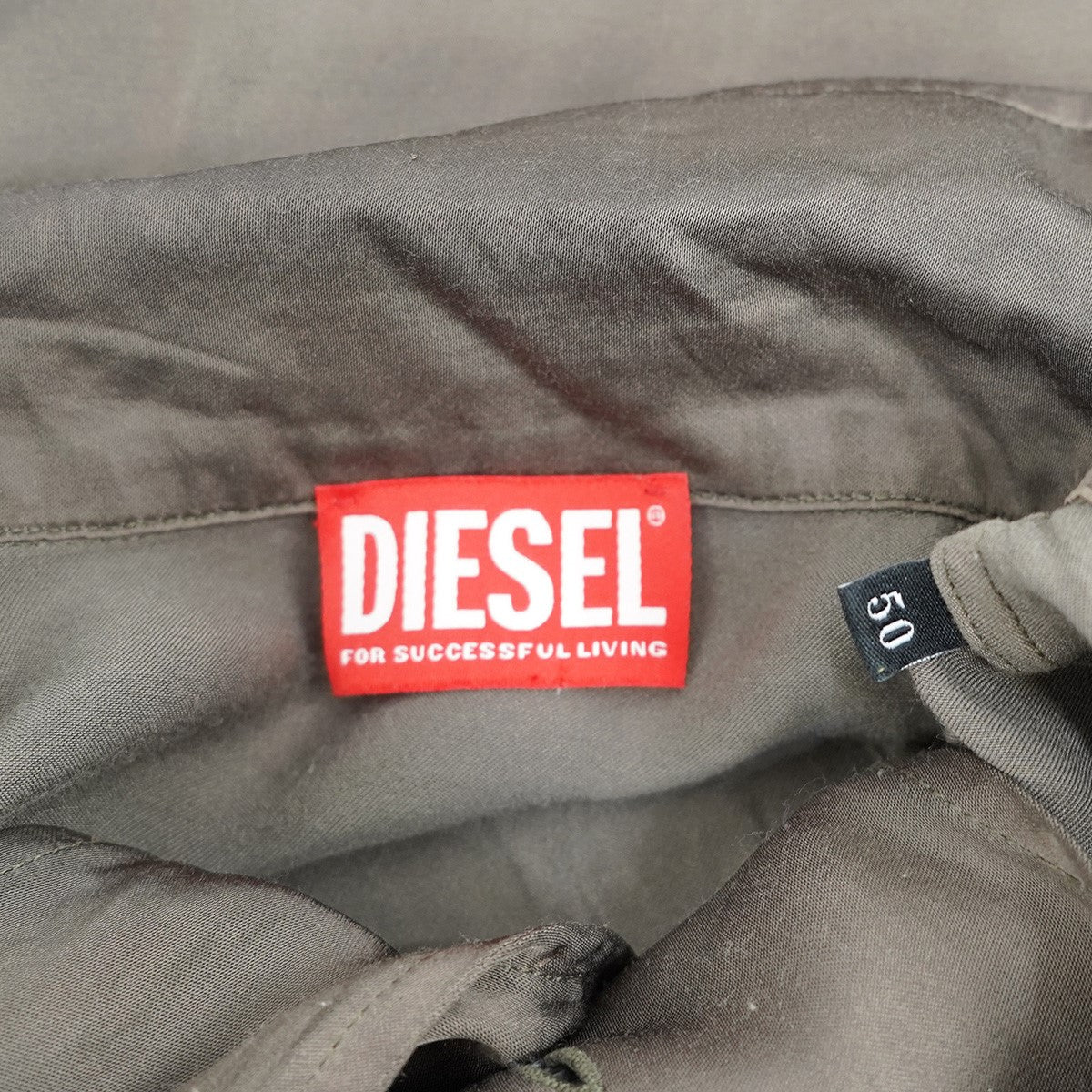 DIESEL by Glenn Martens 25SS S-DAXHE Short sleeve satin shirt with patchesビスコース サテン ロゴ パッチ 開襟 オープンカラー 半袖シャツ 古着・中古-7枚目のアイテム画像
