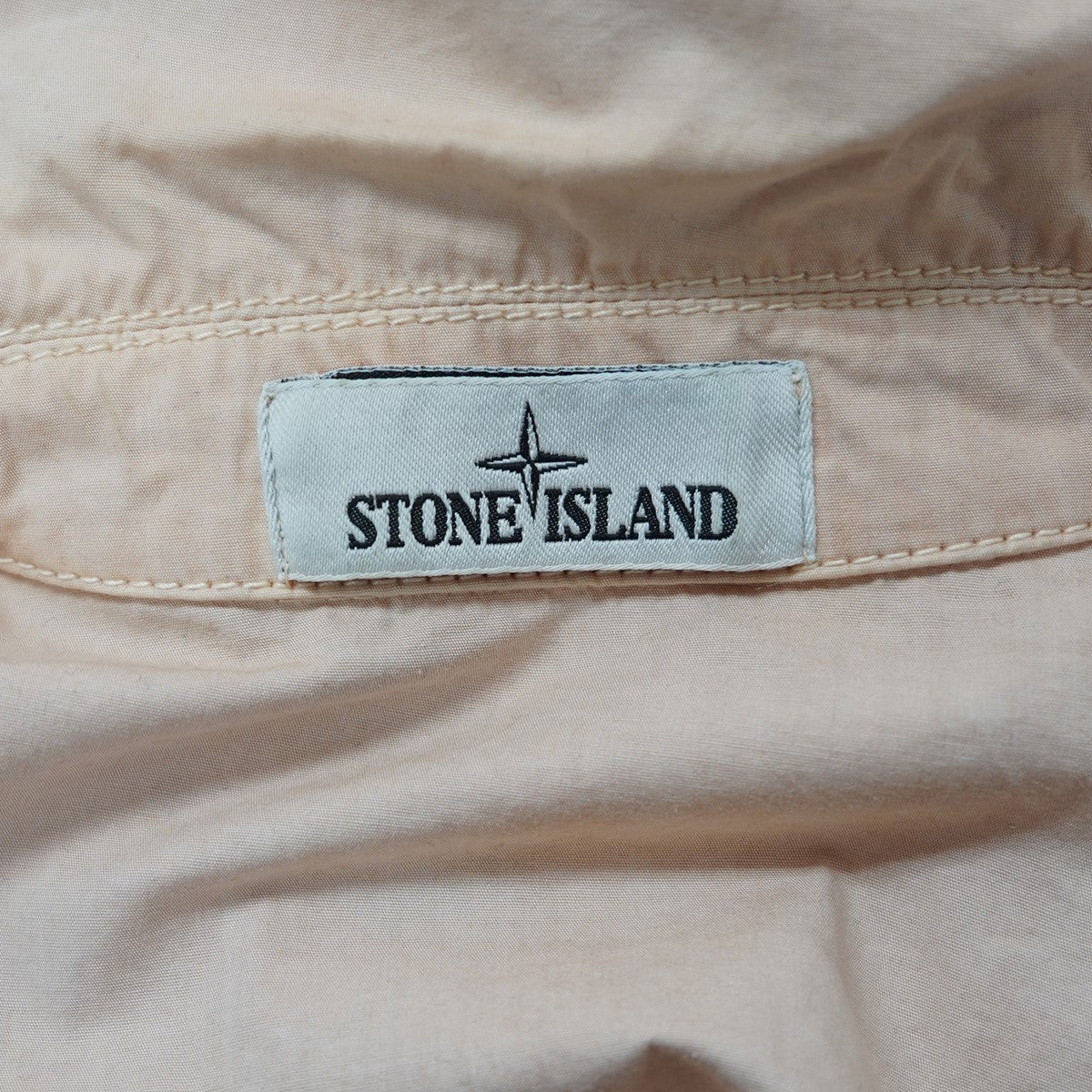 2Pocket Brushed Cotton Jacketロゴパッチ 加工 ジップ シャツジャケット