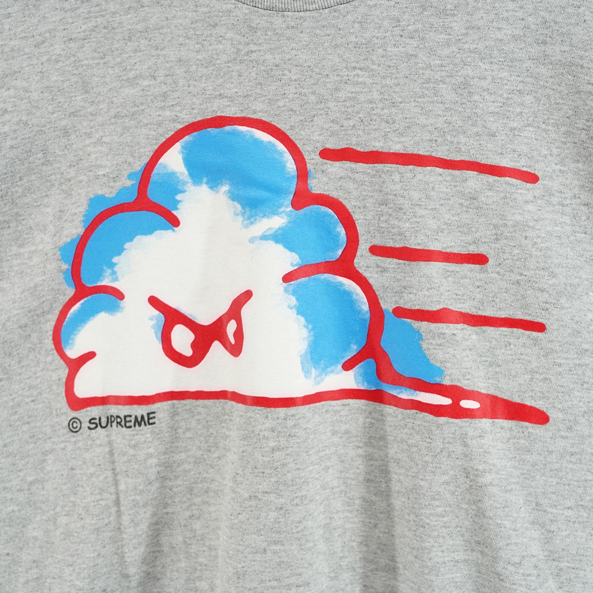 Supreme 03SS Mr． Cloudy Tee ミスタークラウディ 初期 Old Vintageオールド ヴィンテージ ロゴ Tシャツ 古着・中古-2枚目のアイテム画像