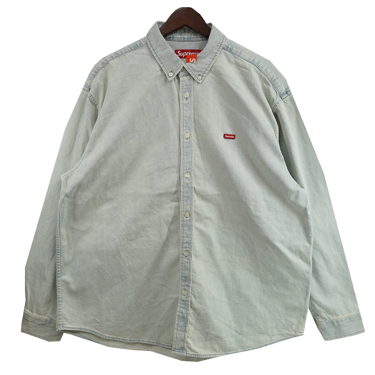 Supreme 25AW Small Box Denim Shirtスモールボックス ロゴ デニムシャツ 古着・中古-1枚目のアイテム画像