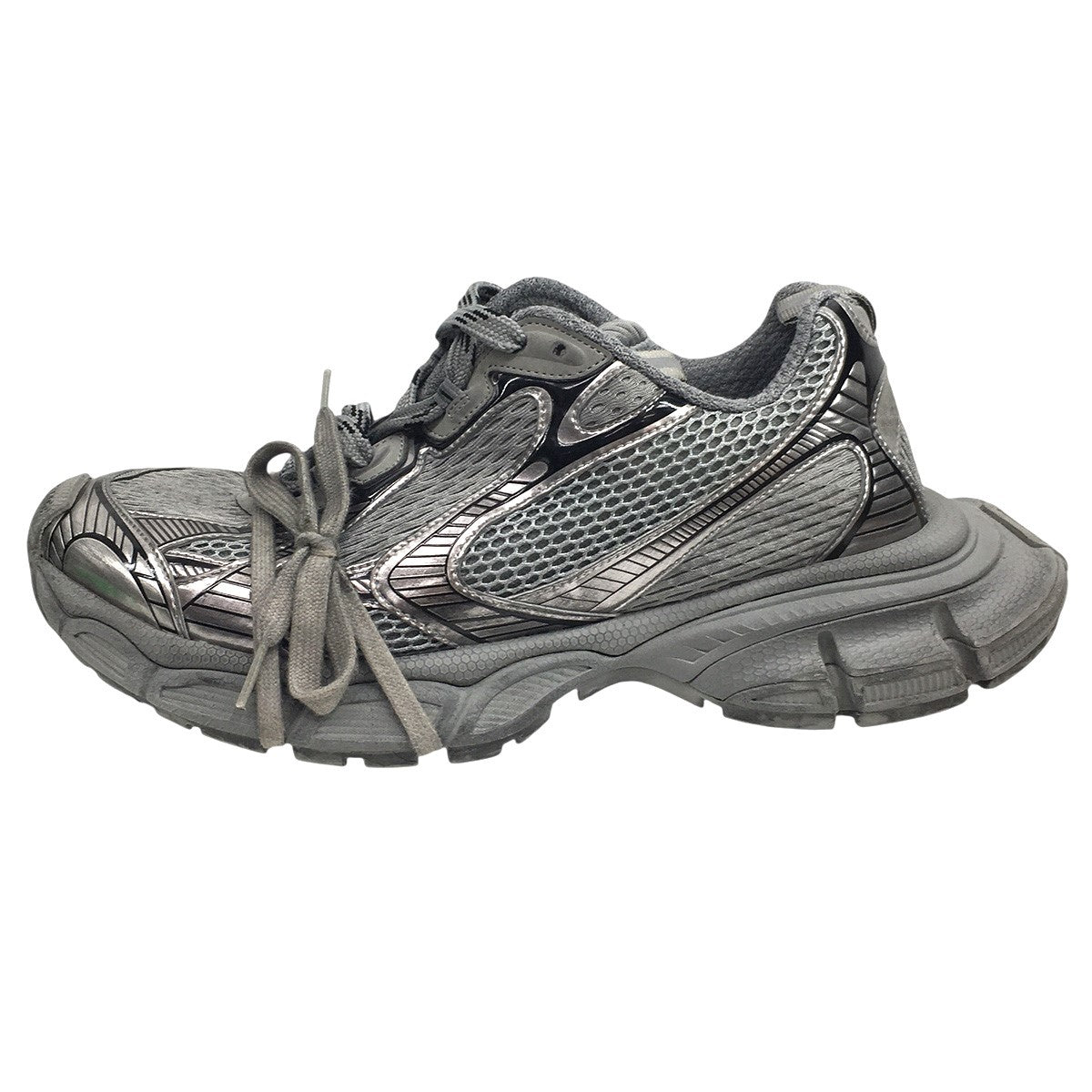 バレンシアガ サイズ:41  3XL スリーエックスエルスニーカー 中古 SS13 BALENCIAGA(バレンシアガ) 3XL スリーエックスエル ロゴ ユーズド加工