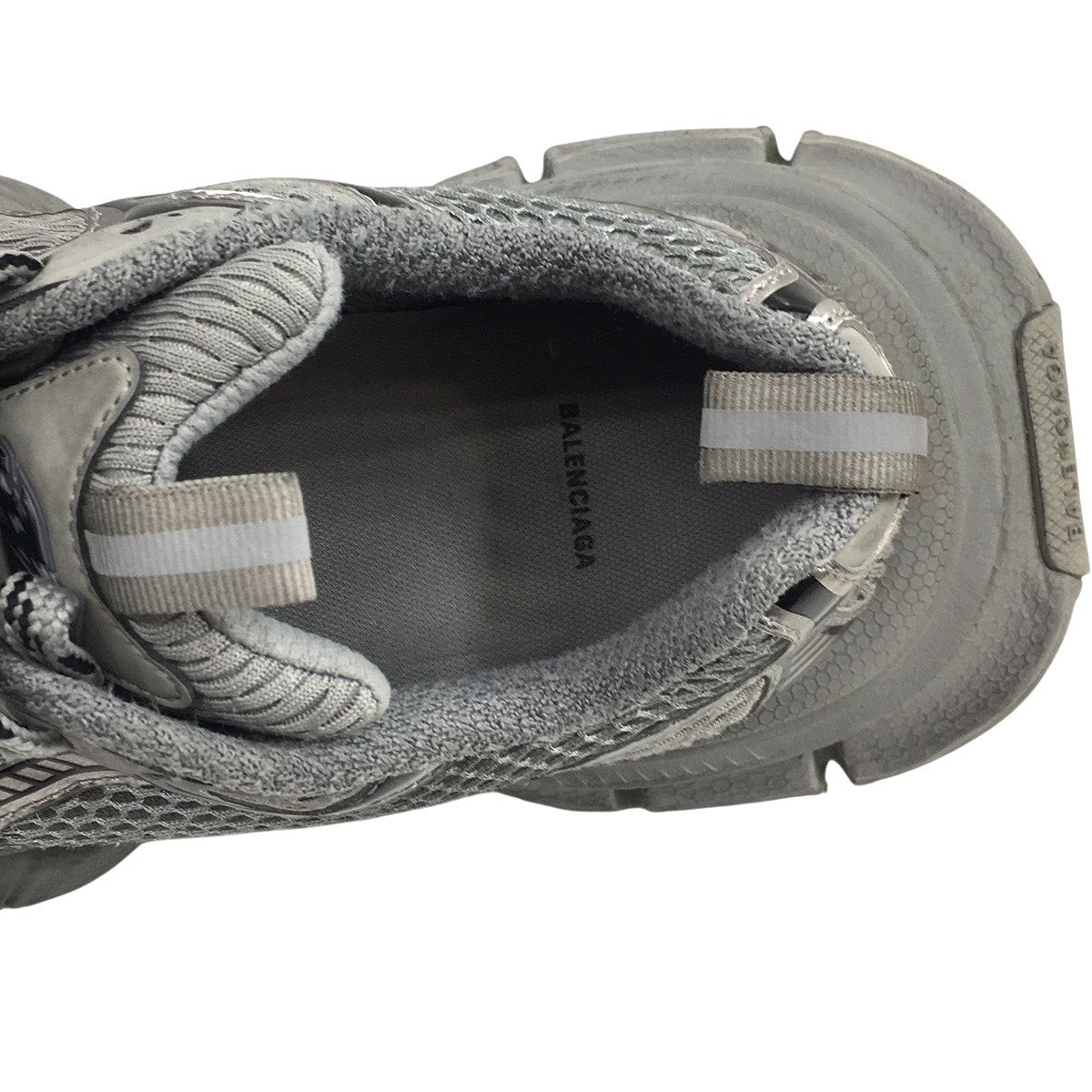 3XL スリーエックスエル ロゴ ユーズド加工 スニーカー シューズ 靴