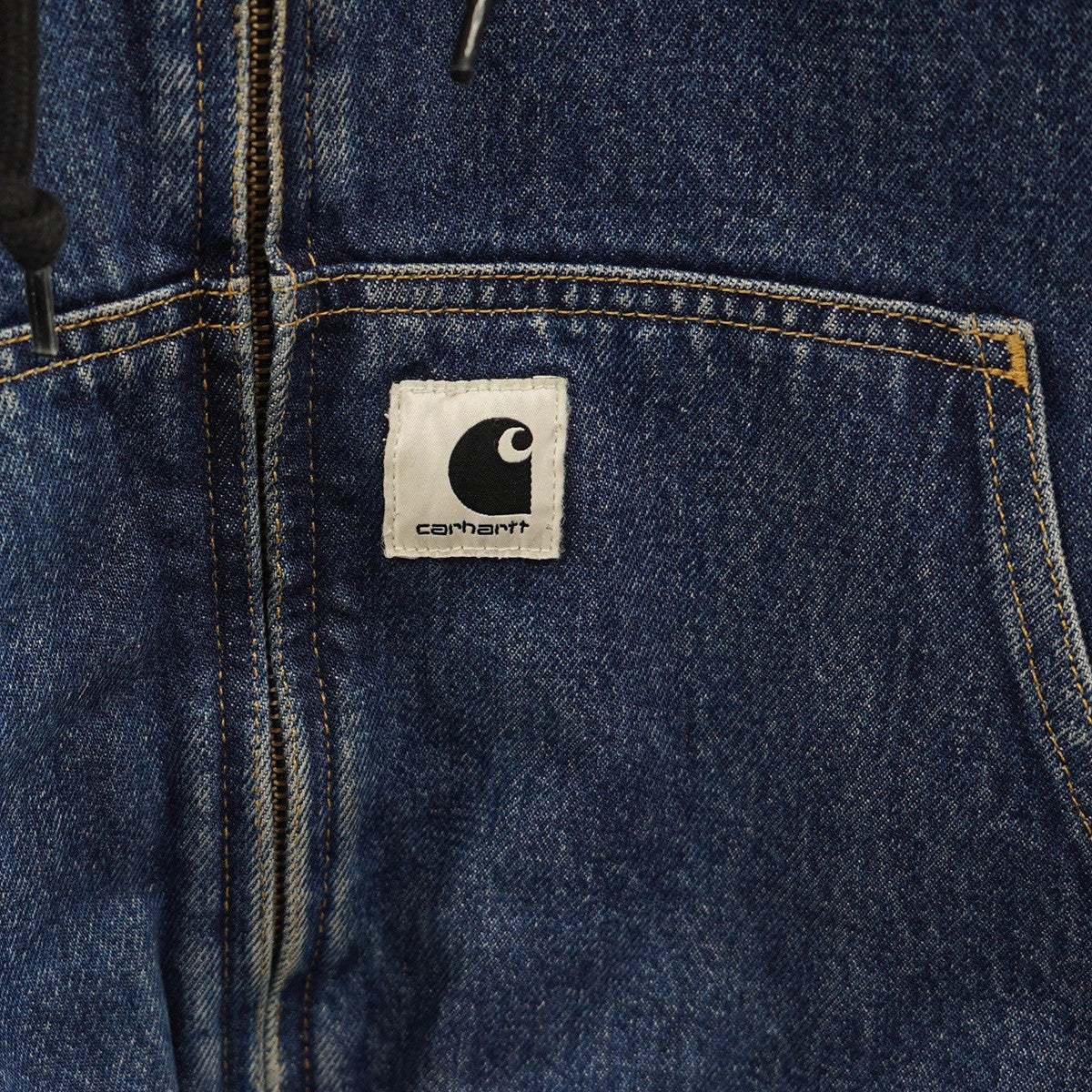 W’ OG ACTIVE JACKET - Blue (stone washed)デニム 内ボア フード フーデッド アクティブ ジャケット