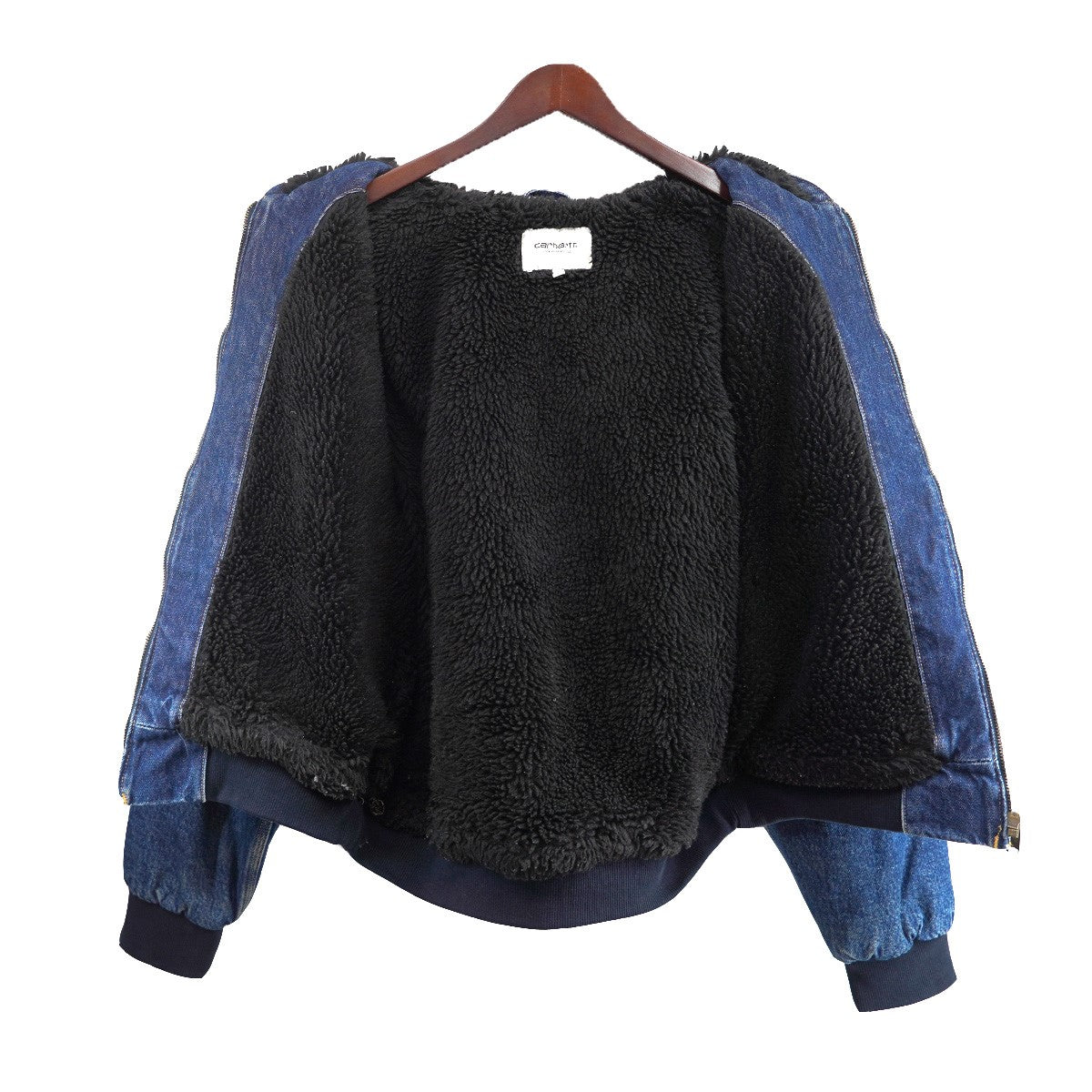 W’ OG ACTIVE JACKET - Blue (stone washed)デニム 内ボア フード フーデッド アクティブ ジャケット