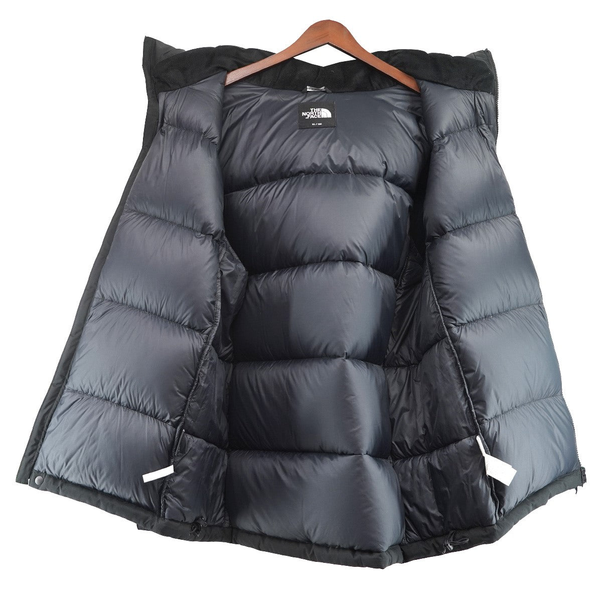 新品 ノースフェイス エクスプローリング3 ダウンジャケットL/100 NAVY THE NORTH FACE(ザノースフェイス) EXPLORING 3 DOWN JACKETロゴ