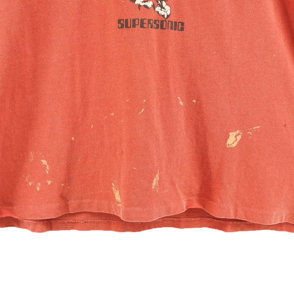MADE WORN ROLLING STONES TOUR OF THE AMERICA ’75 W／SPLATTER ローリングストーンズジェット イーグル Vintage ヴィンテージ加工 バンT Tシャツ 古着・中古-4枚目のアイテム画像