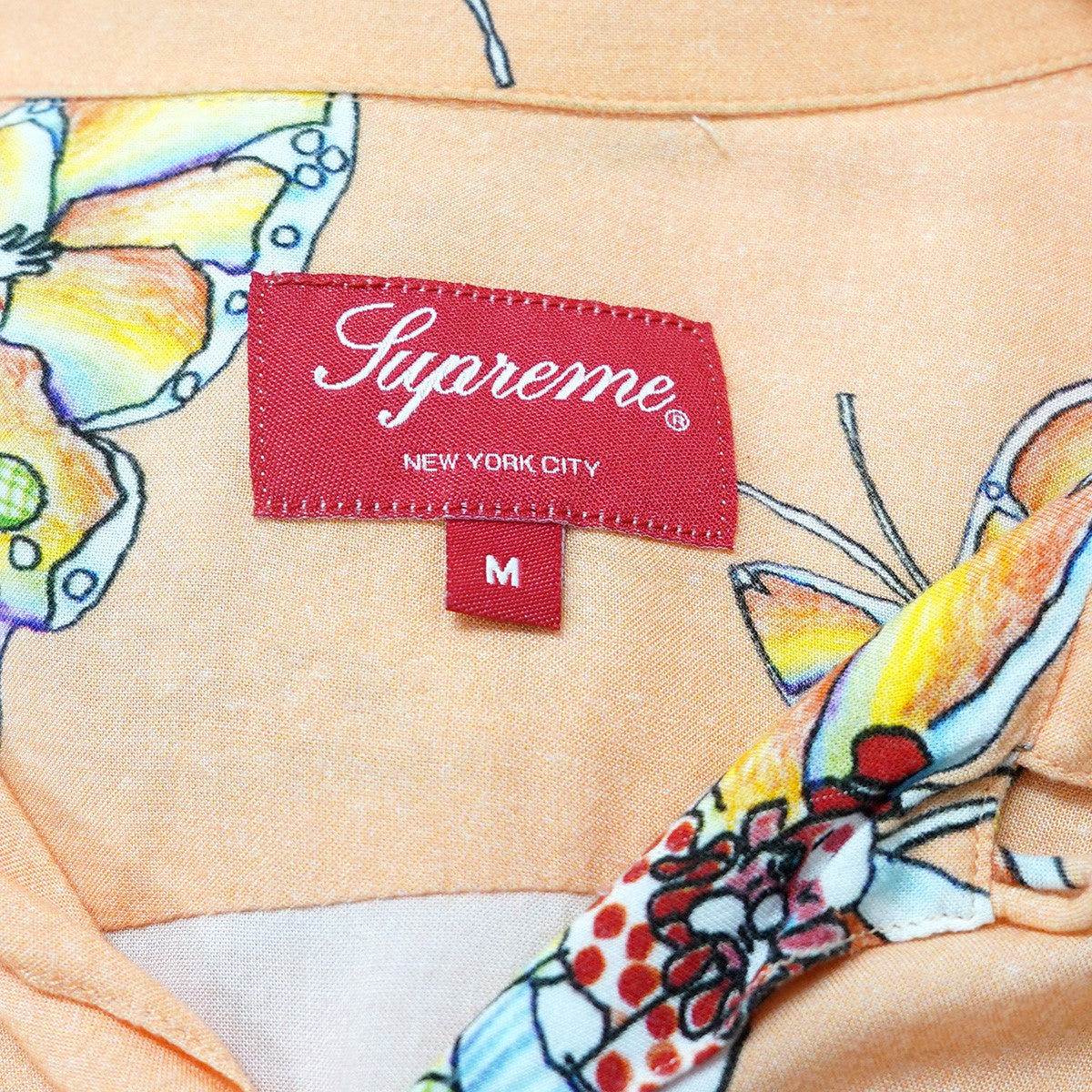 Supreme 16SS Gonz Butterfly Shirtゴンズ バタフライ レーヨン 開襟 オープンカラー 半袖シャツ 古着・中古-6枚目のアイテム画像