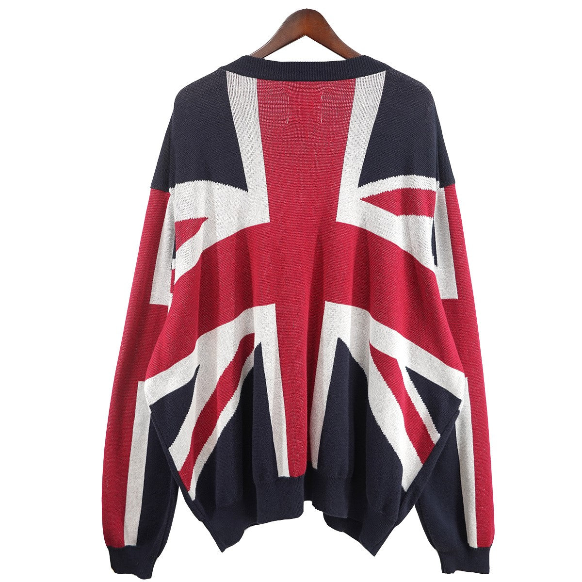 24SS cardigan．(union jack)ユニオンジャック コットン ニット カーディガン