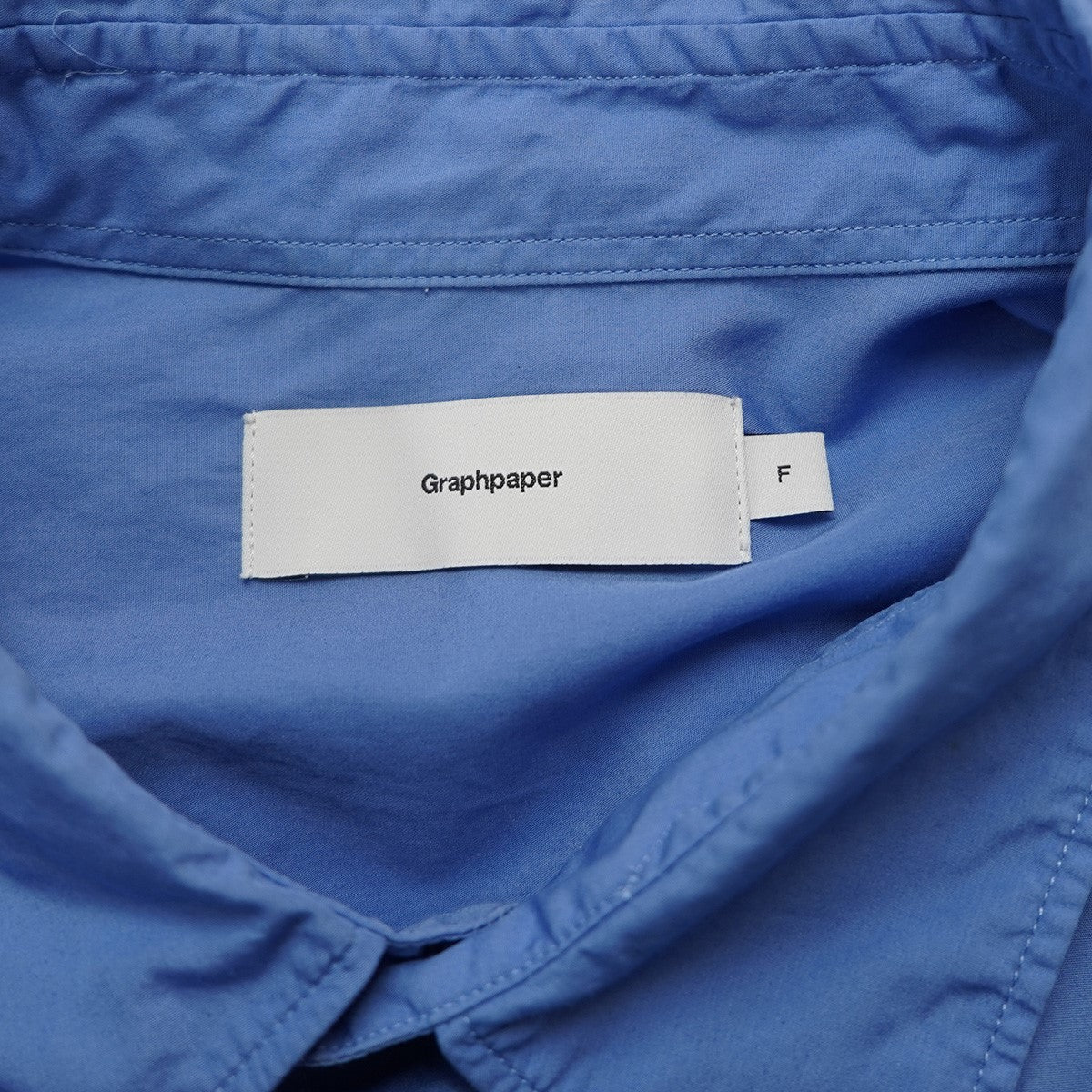 Graphpaper Broad S／S Oversized Regular Collar Shirtブロード オーバーサイズ レギュラーカラー 半袖シャツ 古着・中古-6枚目のアイテム画像