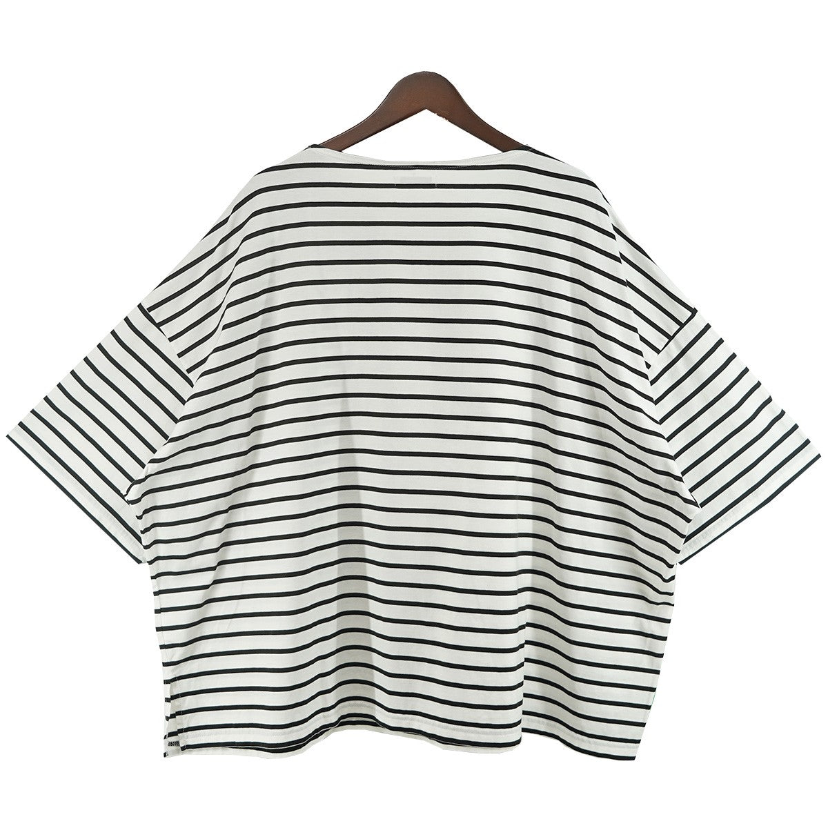 whowhat 5X T-SHIRT (SHORT SLEEVE ／ BORDER)オーバーサイズ ワイド ボーダー Ｔシャツ 古着・中古-2枚目のアイテム画像