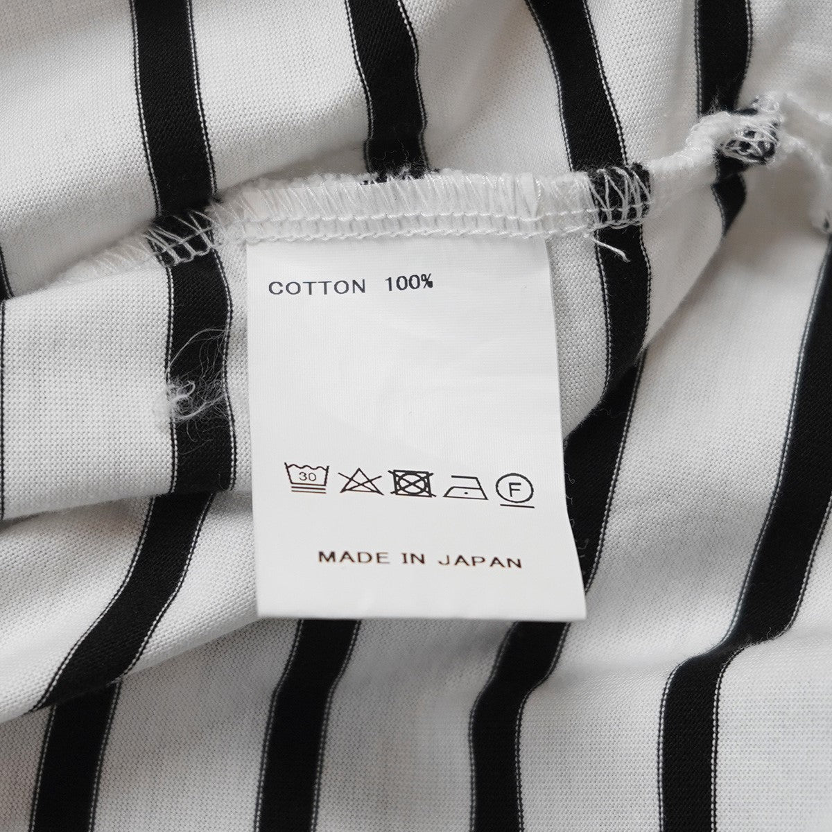 whowhat 5X T-SHIRT (SHORT SLEEVE ／ BORDER)オーバーサイズ ワイド ボーダー Ｔシャツ 古着・中古-4枚目のアイテム画像