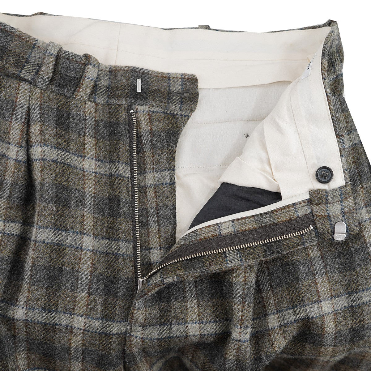 JEFFERY wagamama 別注 チェック ジェフリー ウール パンツ