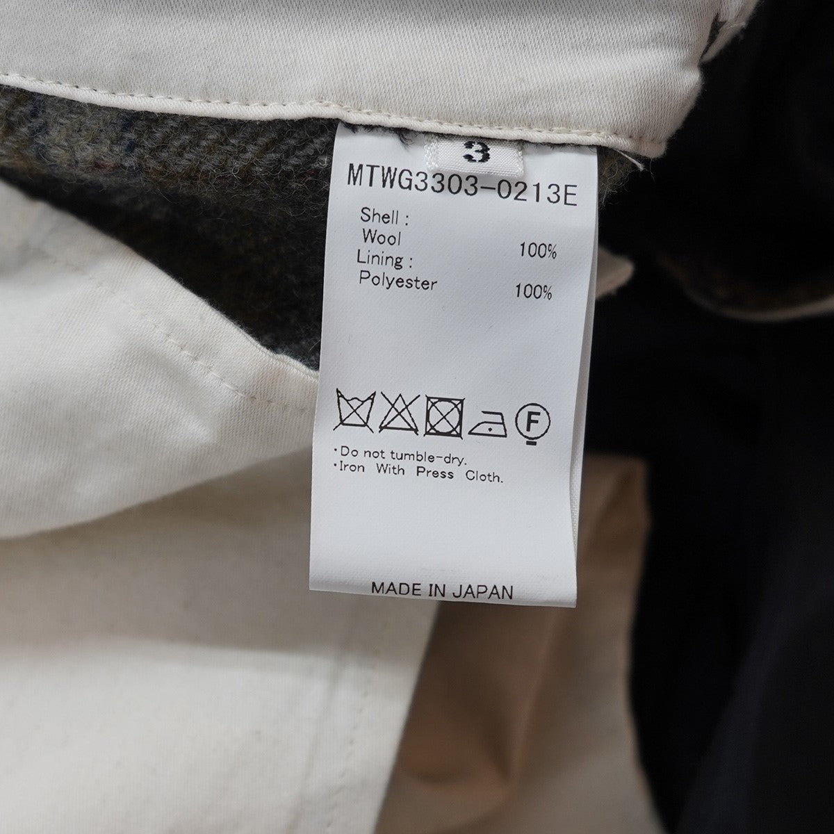 JEFFERY wagamama 別注 チェック ジェフリー ウール パンツ